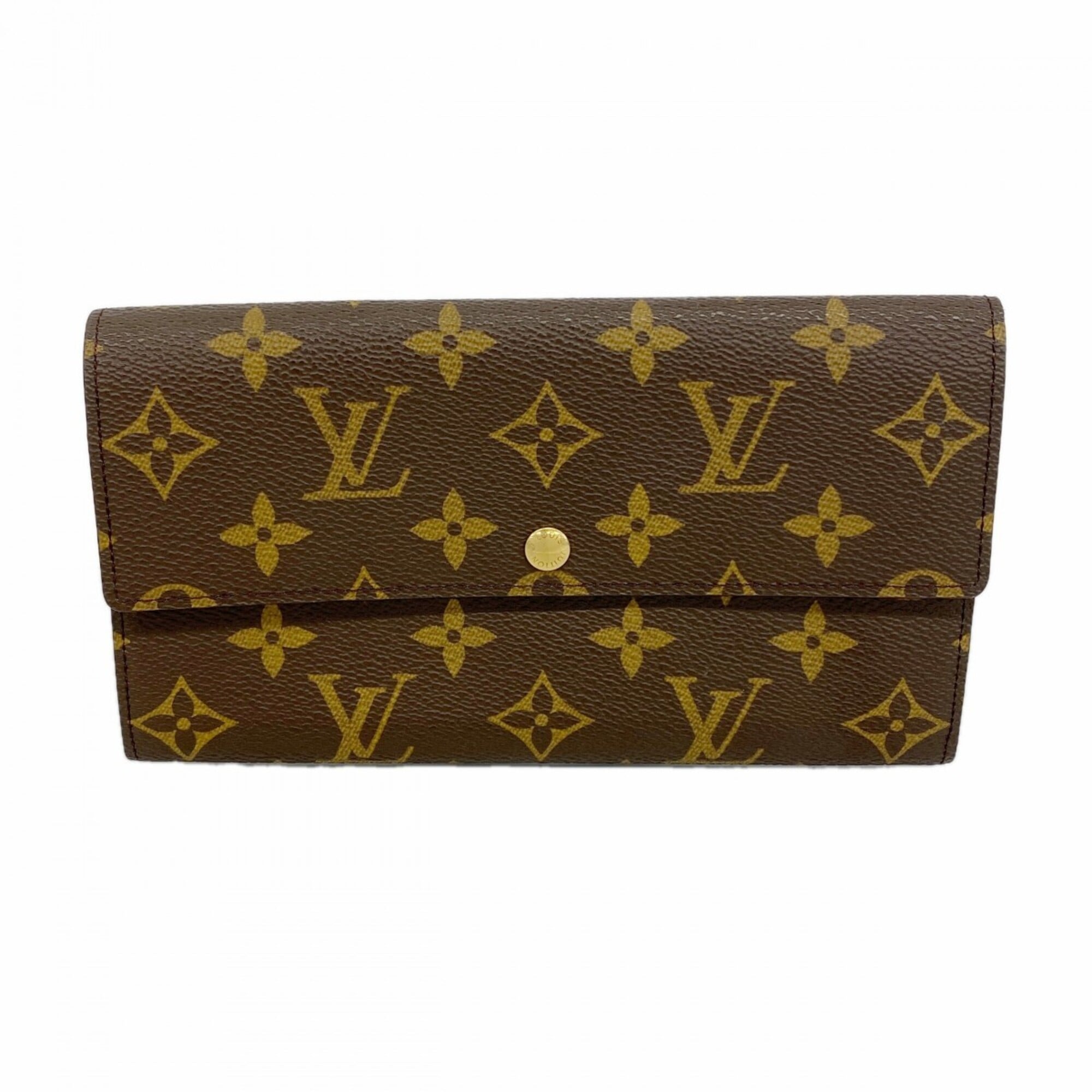 Louis Vuitton Brown Long Wallet (Bi-Fold) (Pre-Owned)