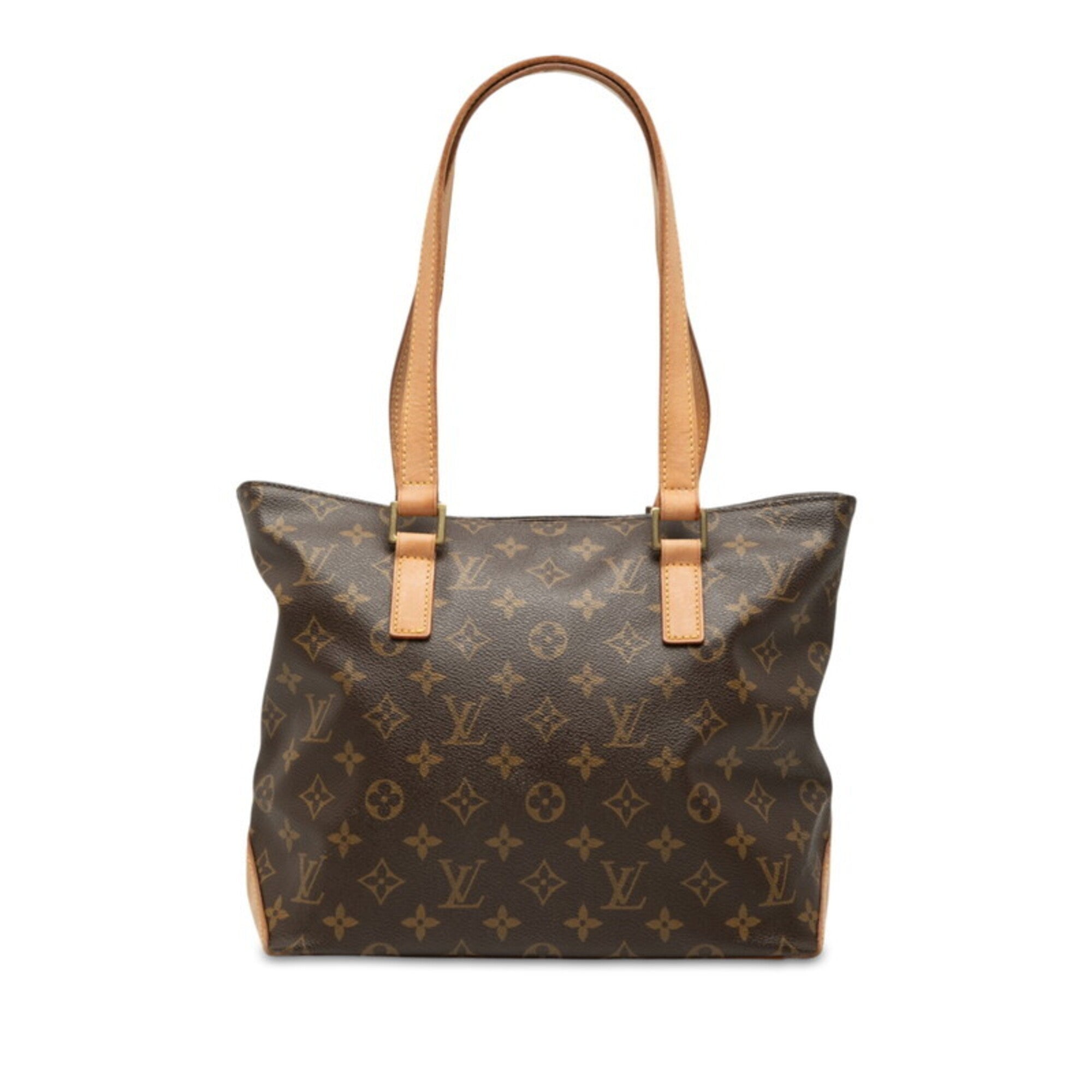 Louis Vuitton Brown Pvc Leather Shoulder Bag Tote Bag (Pre-Owned)
