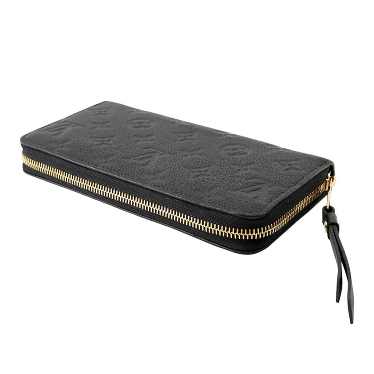 Louis Vuitton Monogram Empreinte Black Noir Monogram Empreinte Long Wallet (Bi-Fold) (Pre-Owned)