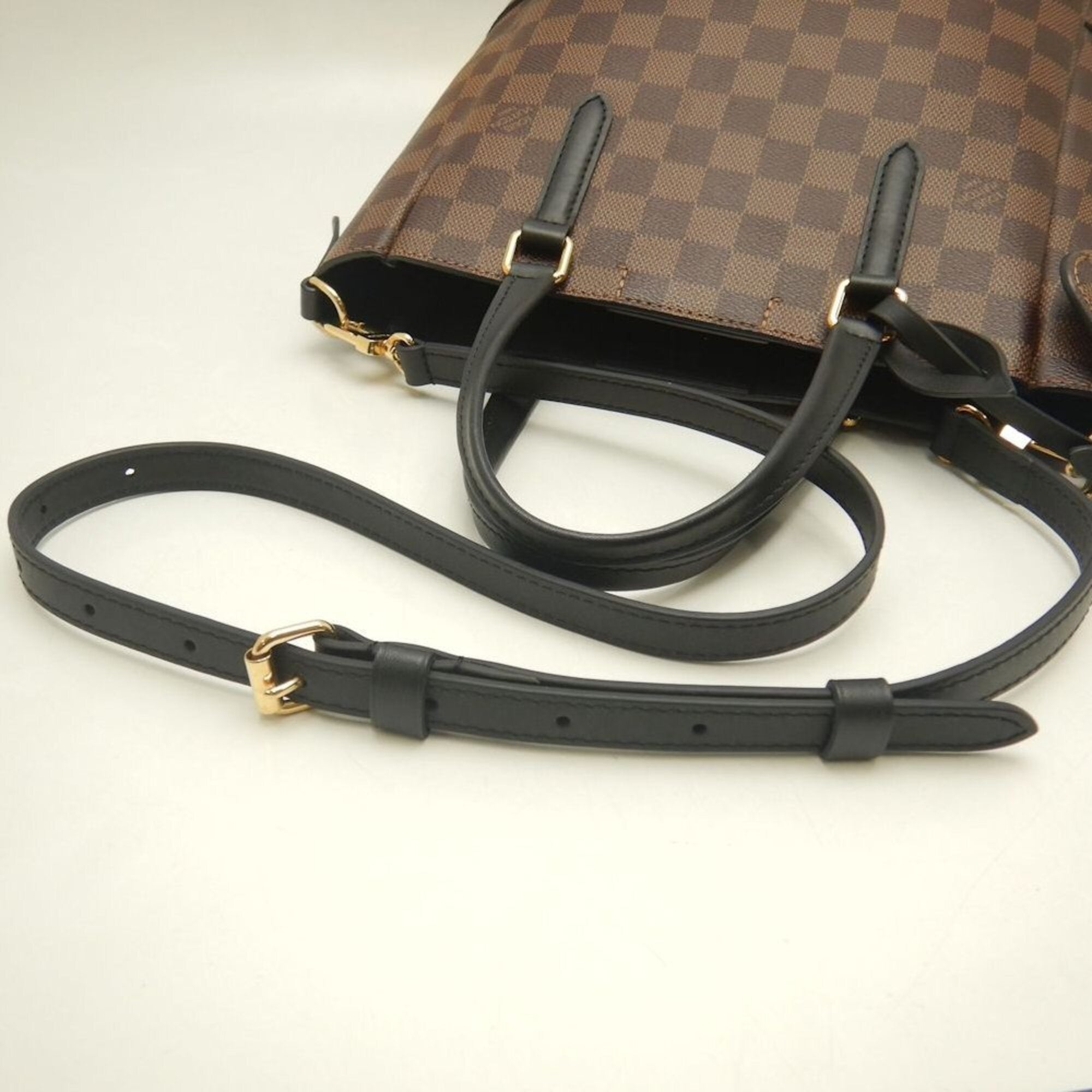 Louis Vuitton Damier Ebene Damier Canvas Tote Bag (Pre-Owned)