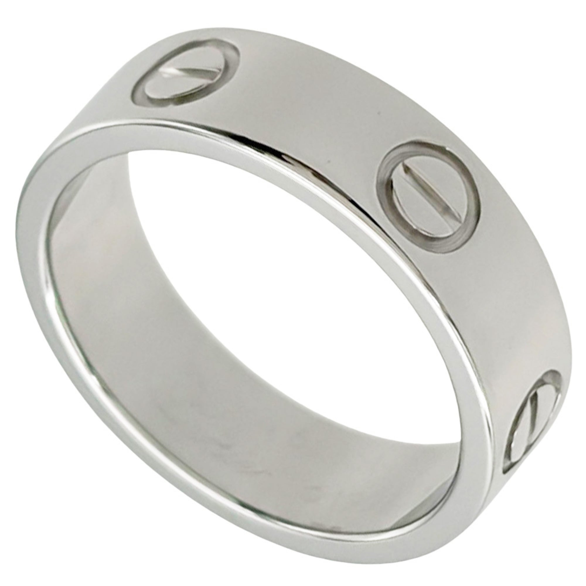 Cartier White Gold White Gold (18K) Band Ring (Pre-Owned)