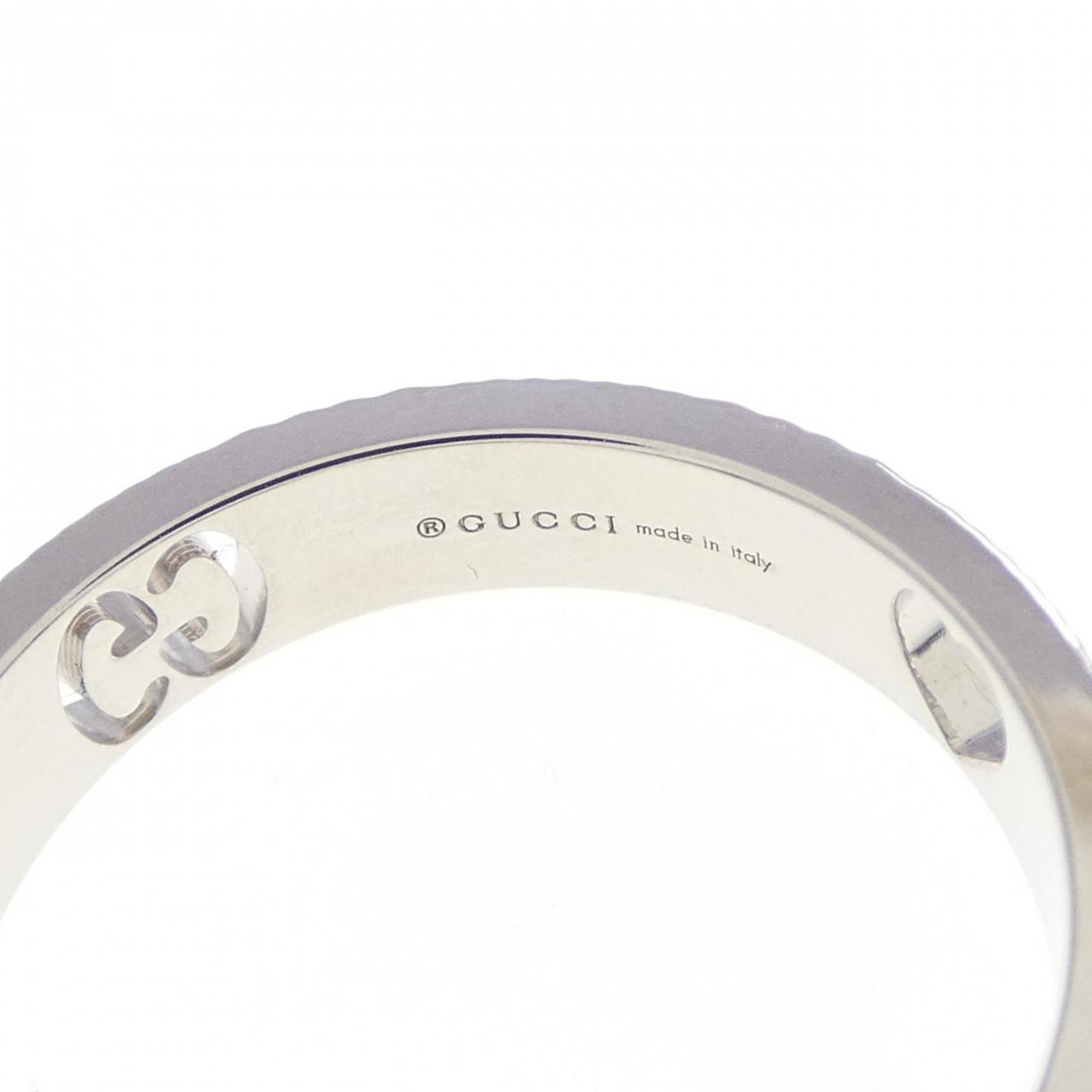 Gucci White Gold White Gold (18K) Band Ring (Pre-Owned)