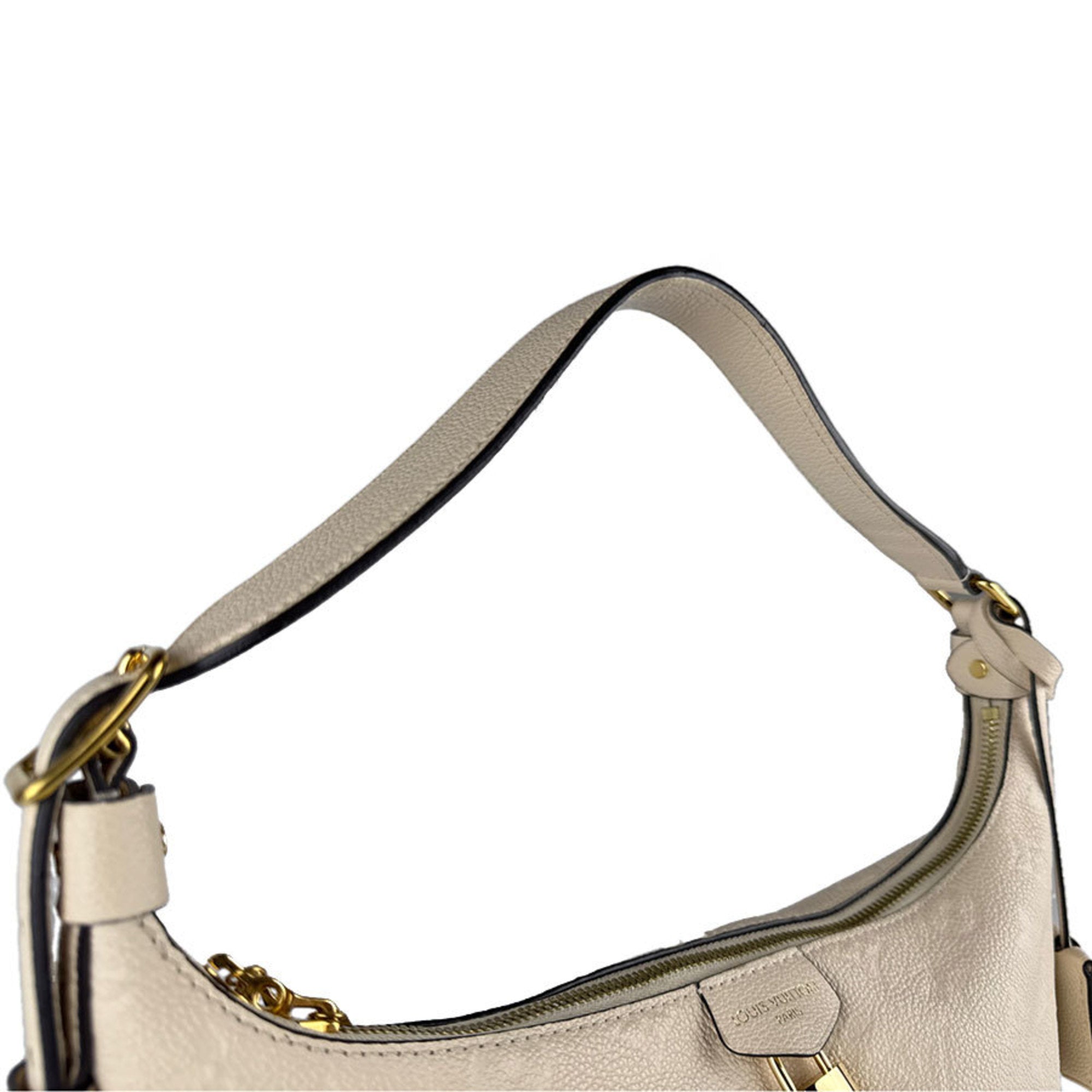 Louis Vuitton Cream Monogram Empreinte Shoulder Bag (Pre-Owned)