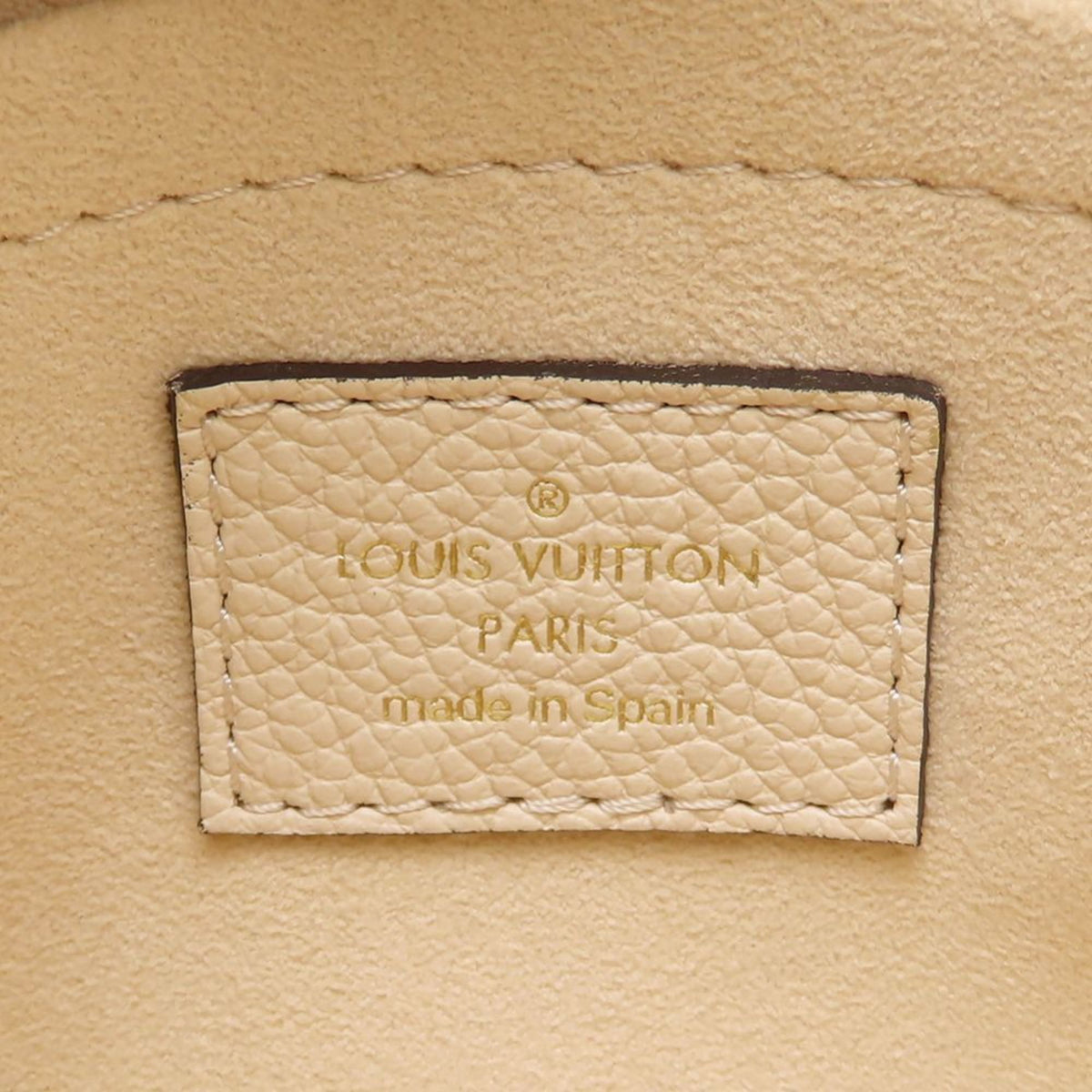 Louis Vuitton Cream Monogram Empreinte Handbag (Pre-Owned)