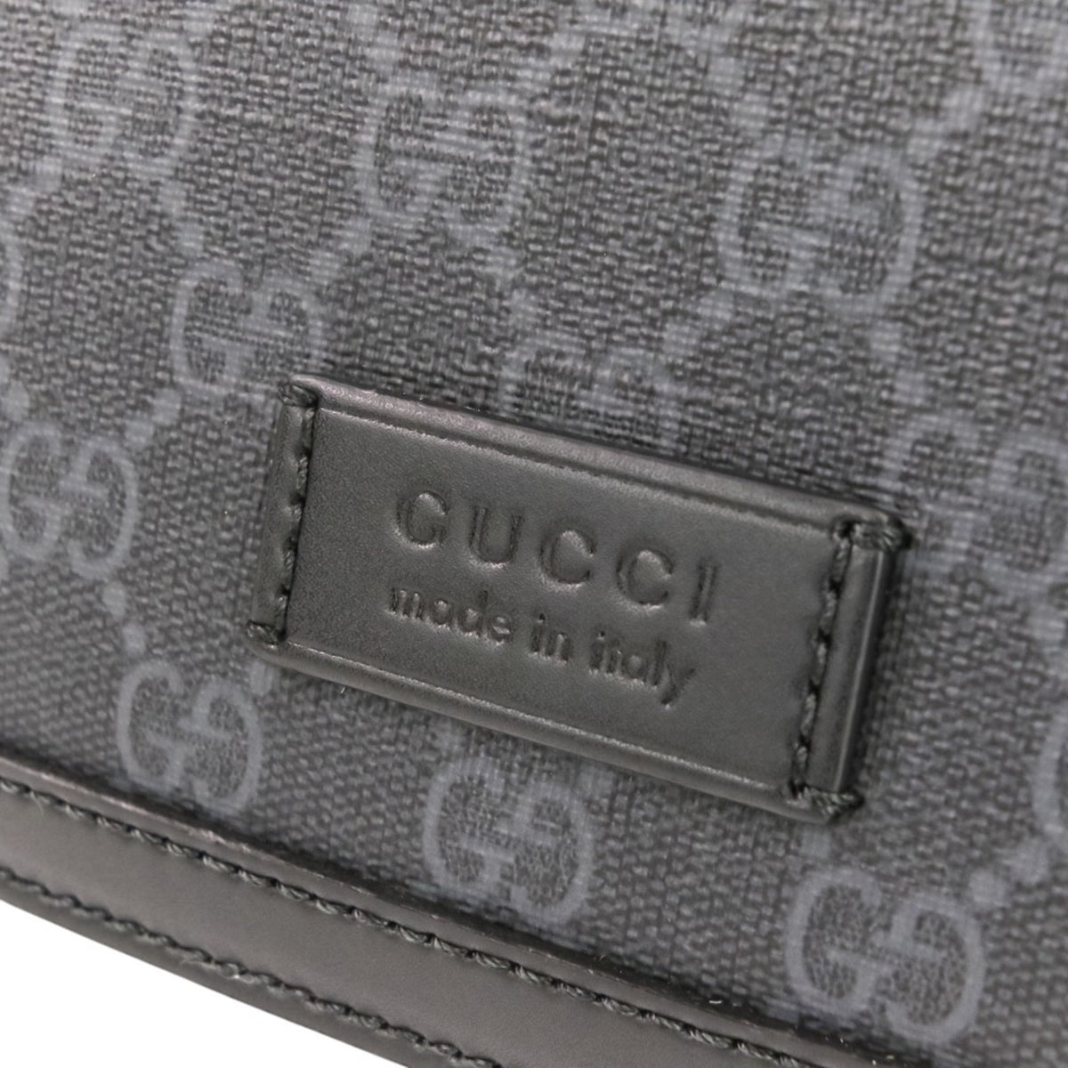 Gucci Black Gg Supreme Shoulder Bag (Pre-Owned)
