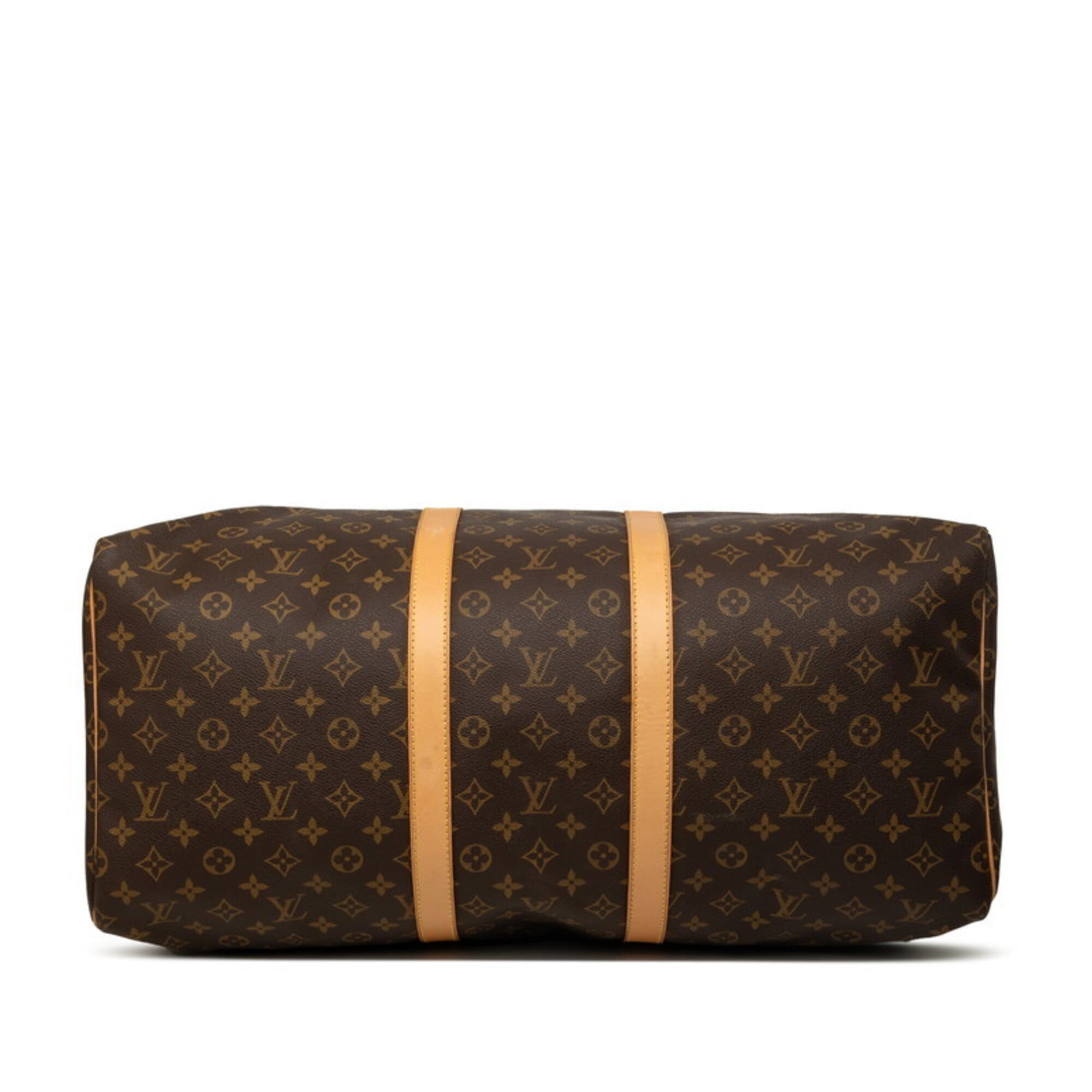 Louis Vuitton Monogram Brown Pvc Leather Boston Bag (Pre-Owned)
