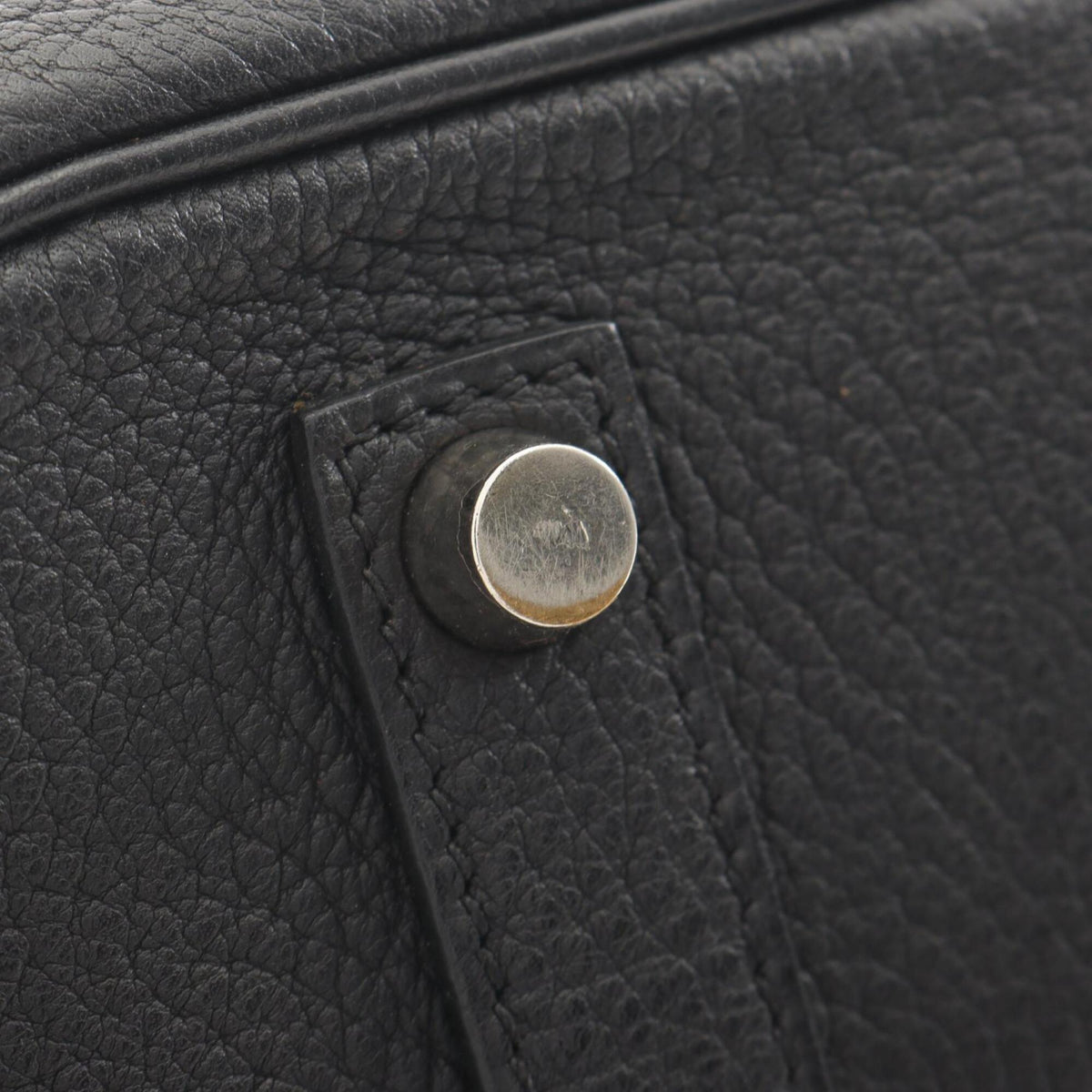 Hermes Black Togo Leather Leather Handbag (Pre-Owned)
