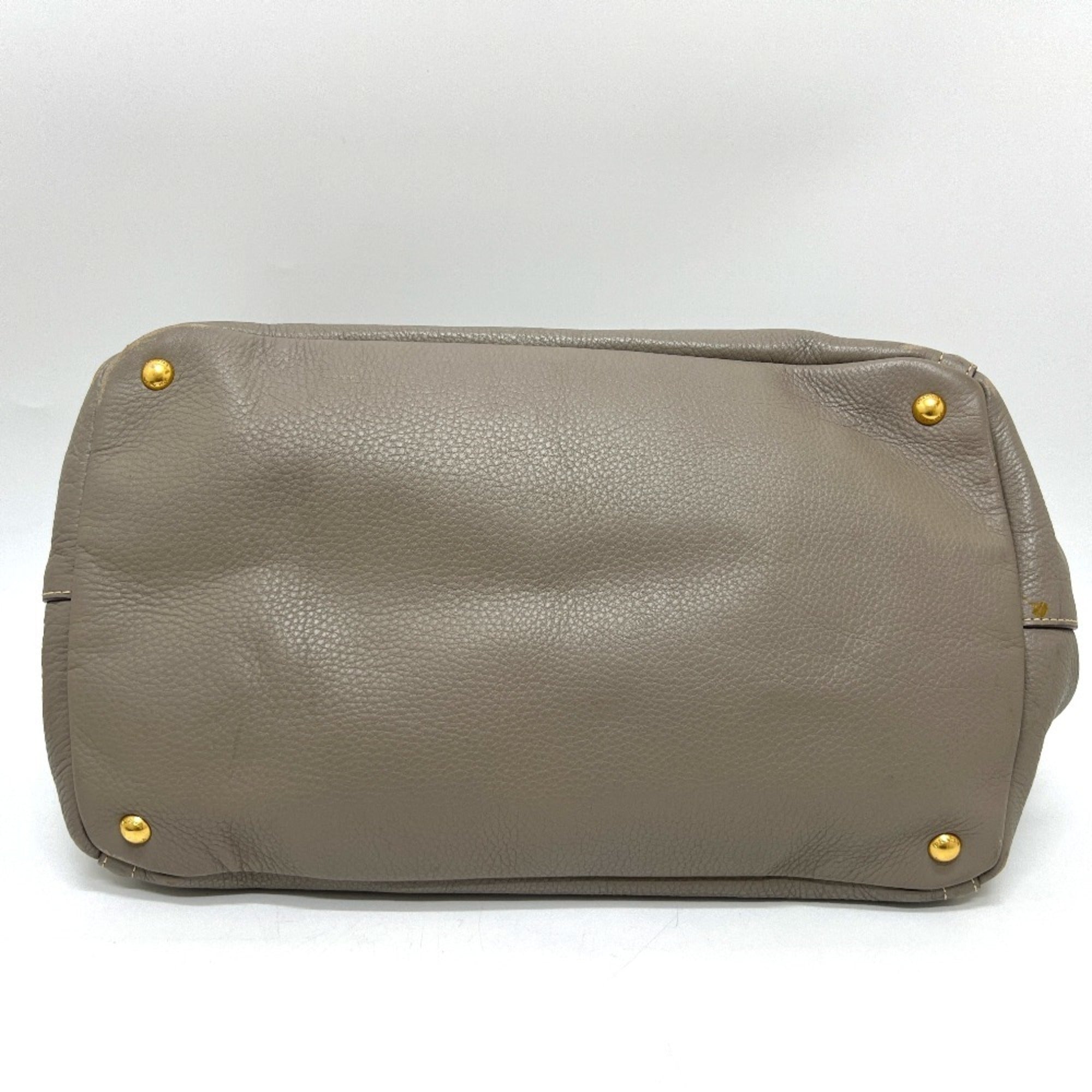 Prada Gray Canapa Handbag Tote Bag (Pre-Owned)