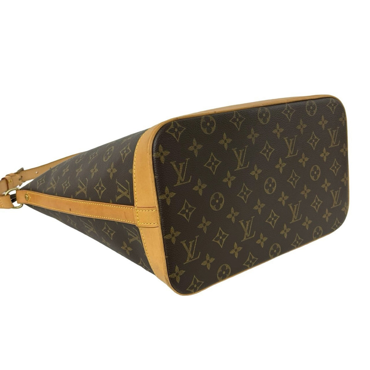 Louis Vuitton Brown Leather Pvc Pouch Shoulder Bag (Pre-Owned)