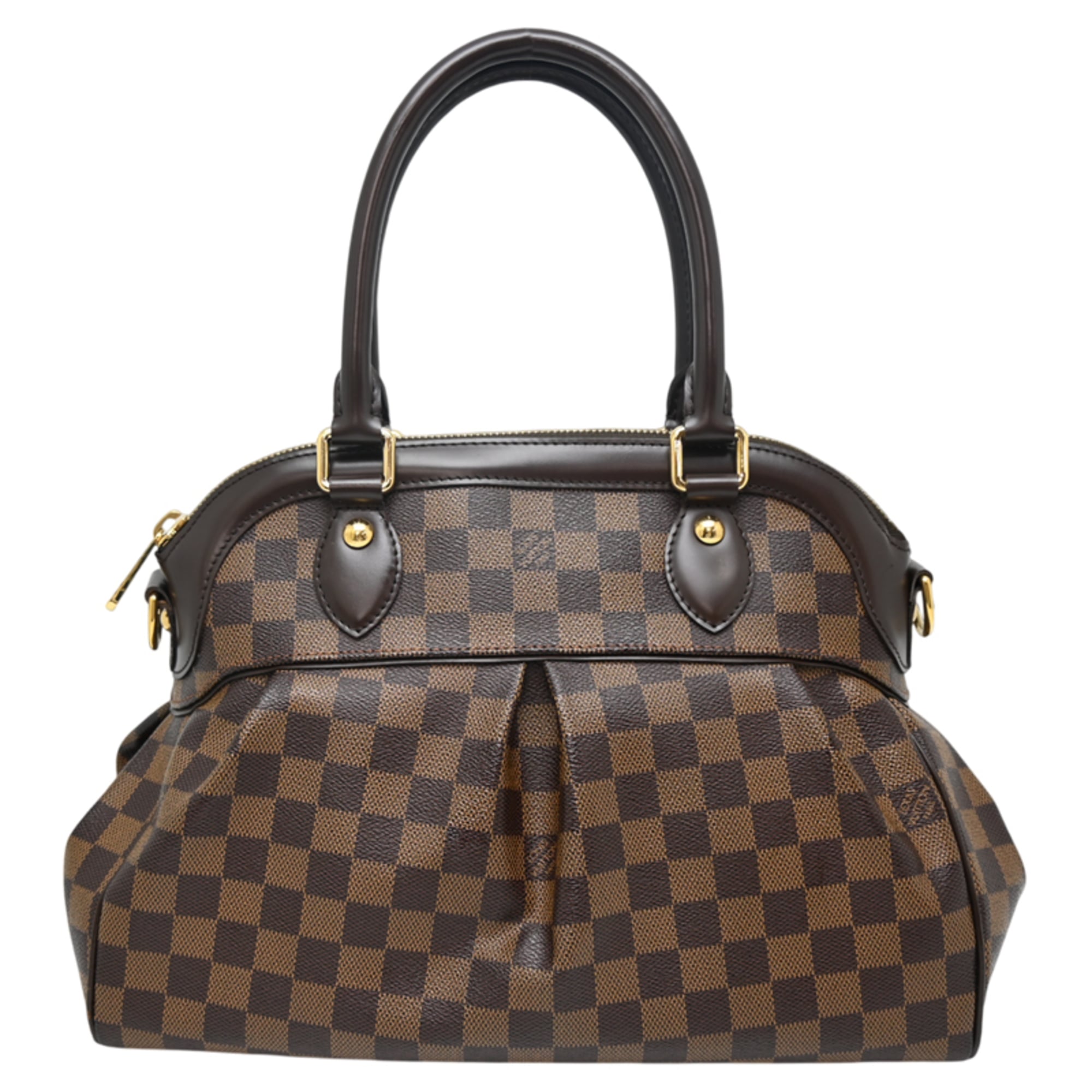 Louis Vuitton Brown Damier Canvas Ebene Handbag (Pre-Owned)