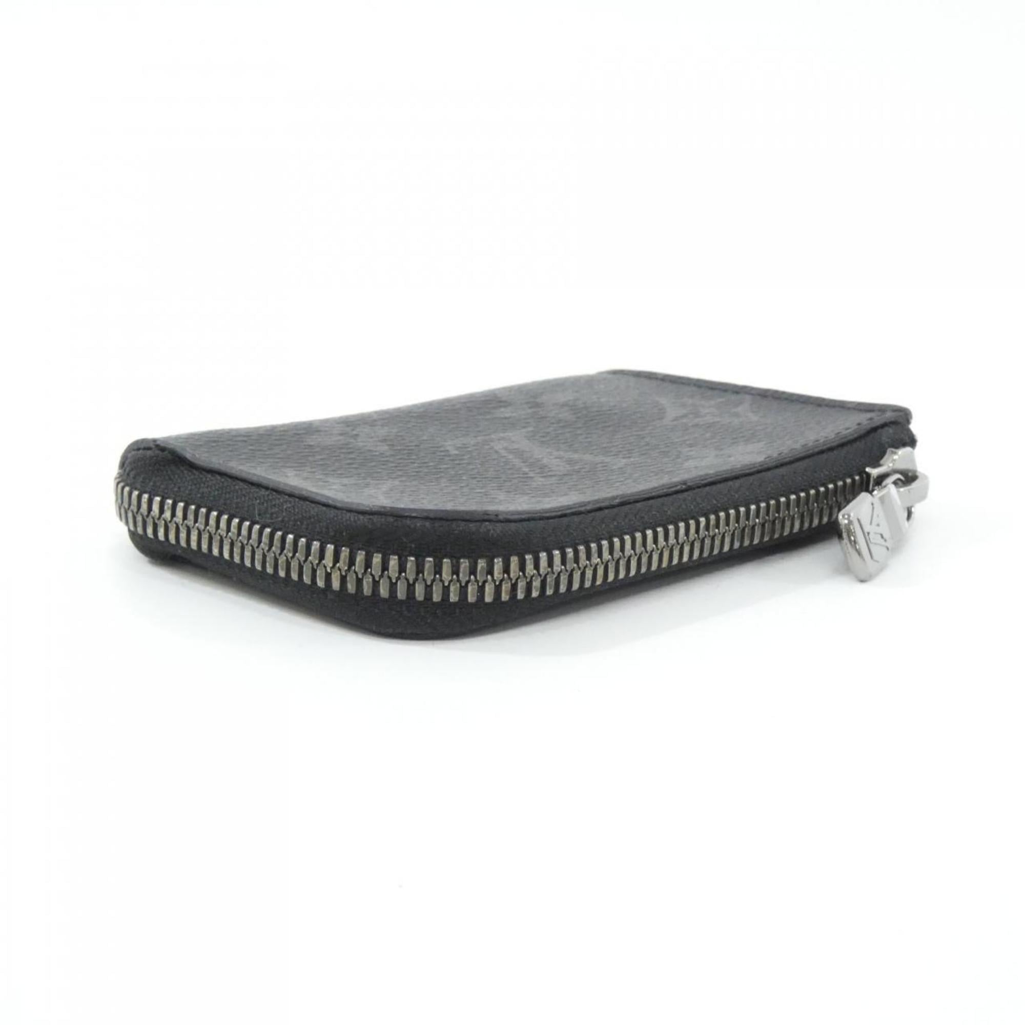 Louis Vuitton Black Coated Canvas Coin Purse/Coin Case (Pre-Owned)