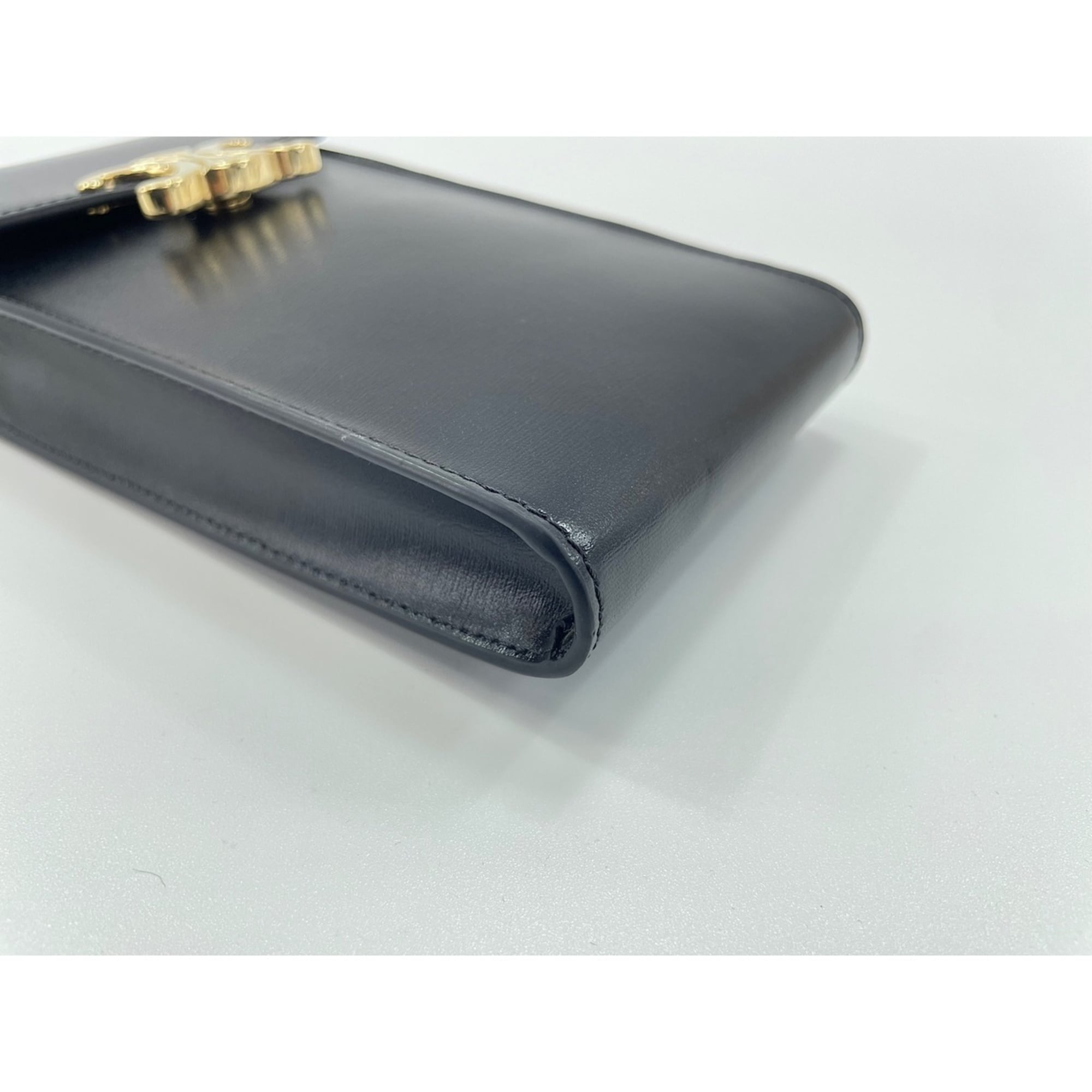 Celine Black Leather Shoulder Bag (Pre-Owned)