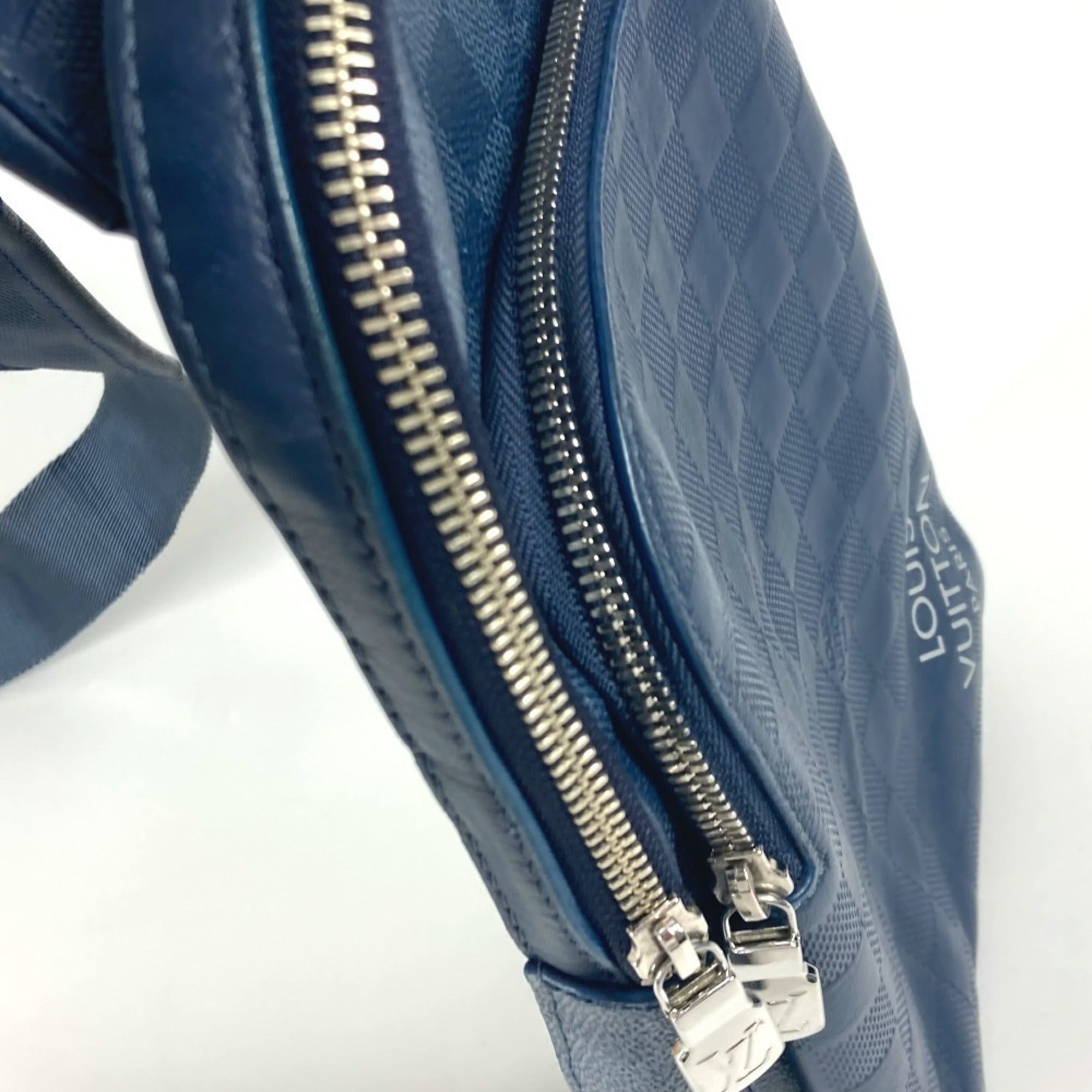 Louis Vuitton Damier Graphite Navy Damier Graphite Damier Infini Shoulder Bag Sling Bag (Pre-Owned)