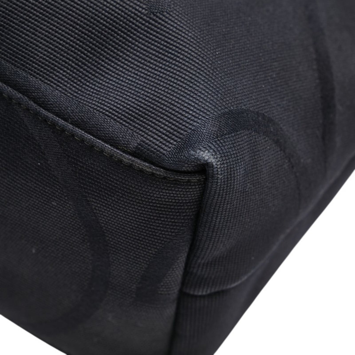 Gucci Black Canvas Tote Bag (Pre-Owned)