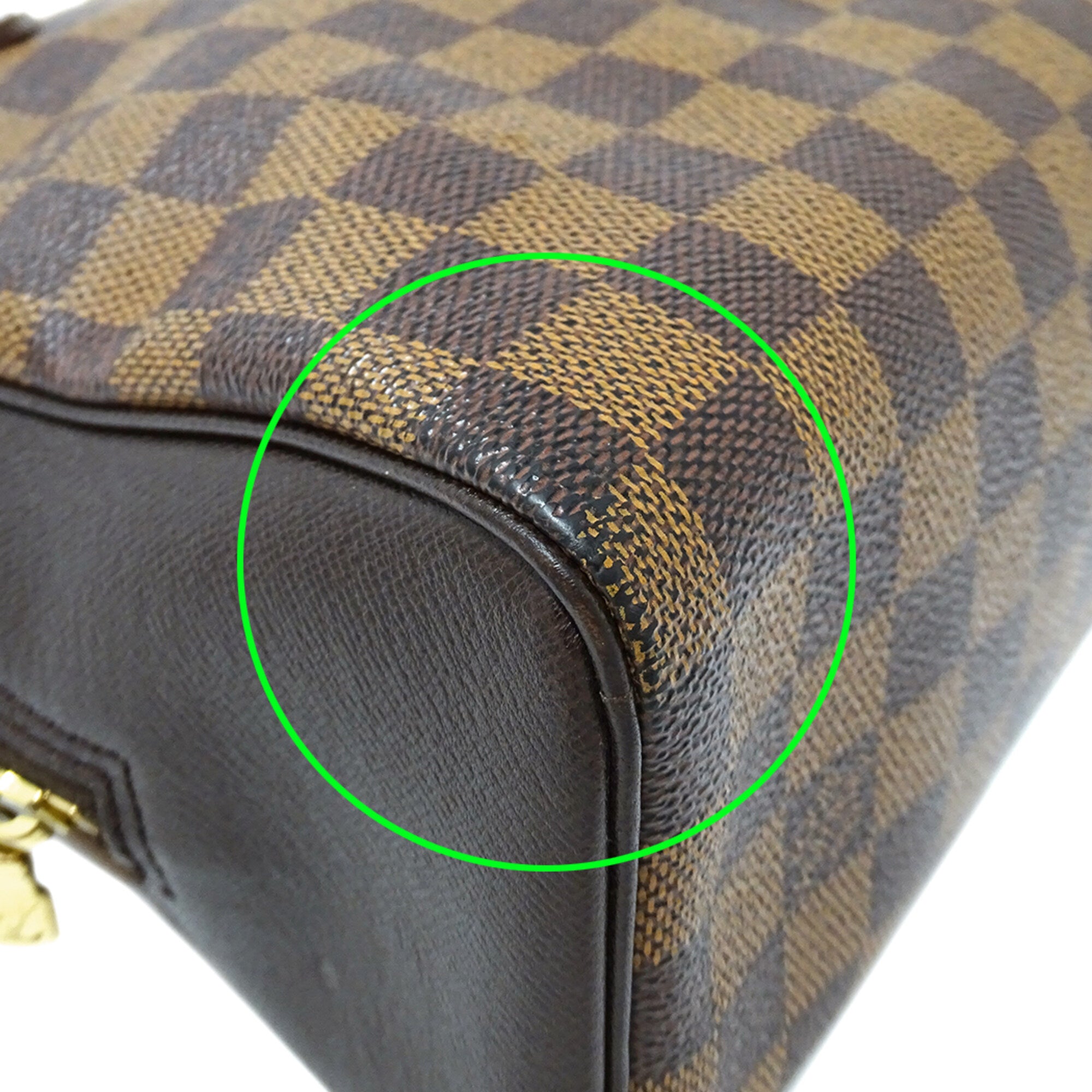 Louis Vuitton Brown Damier Canvas Galle Damier Canvas Handbag (Pre-Owned)