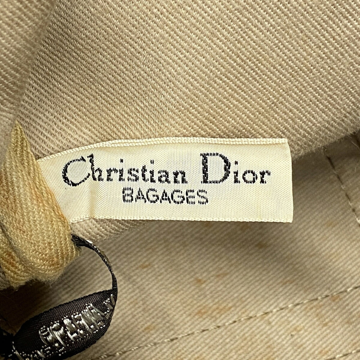 Christian Dior Navy Canvas Handbag (Pre-Owned)