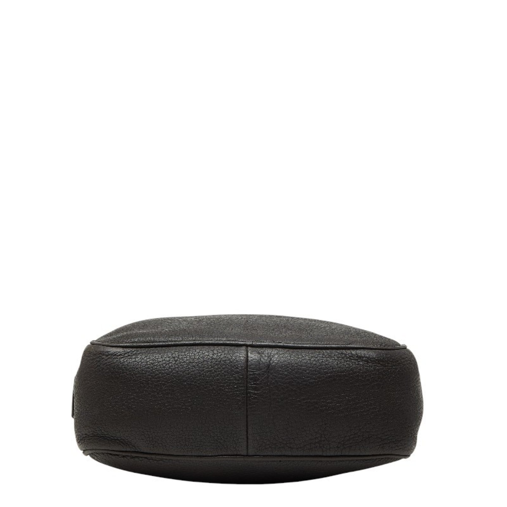 Prada Brown Leather Shoulder Bag (Pre-Owned)