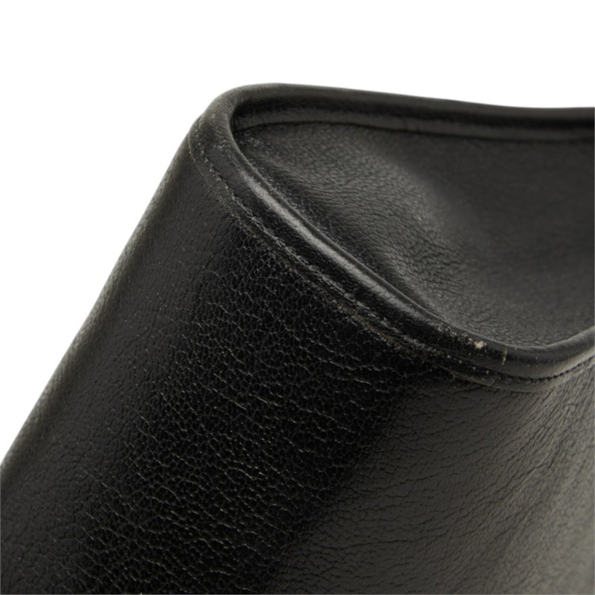 Christian Dior Black Leather Handbag Shoulder Bag (Pre-Owned)
