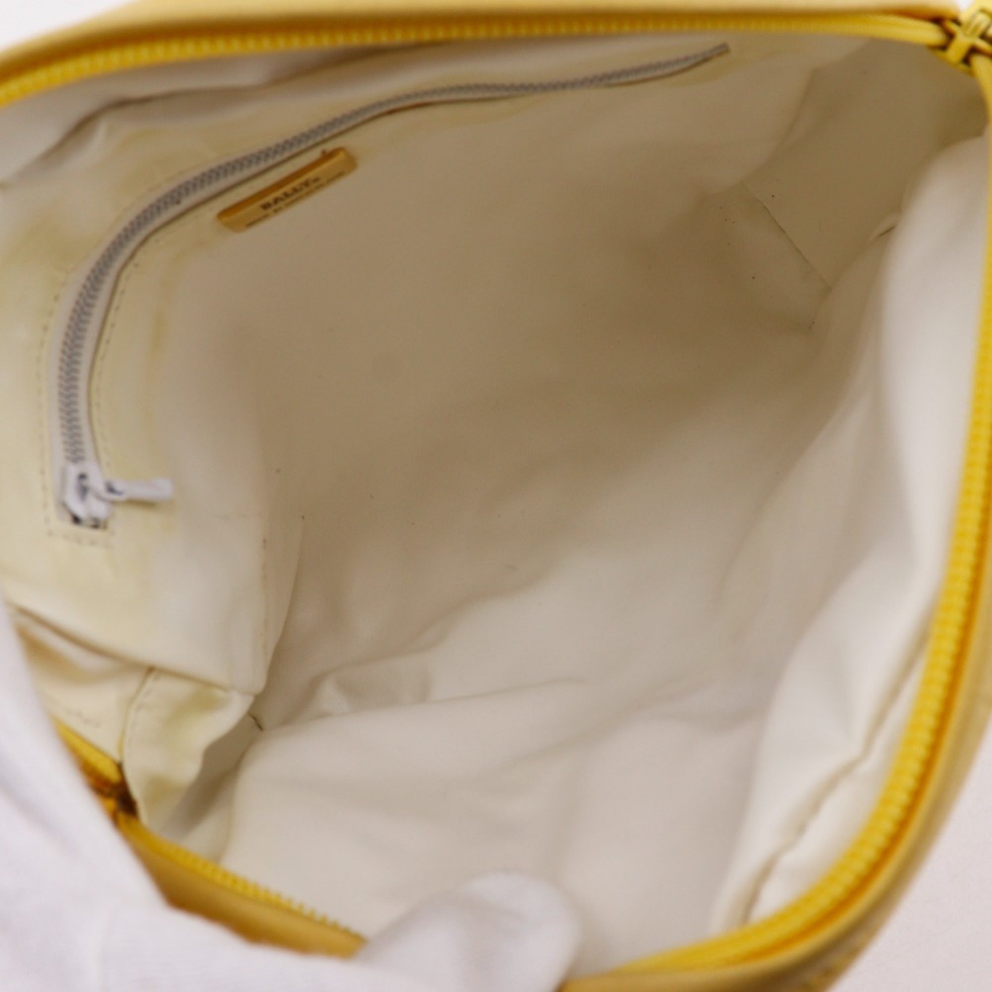 Bally Yellow Leather Shoulder Bag (Pre-Owned)