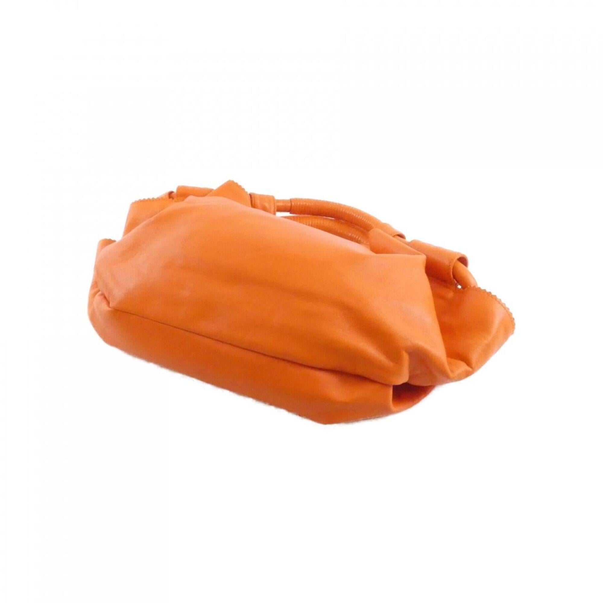 Loewe Orange Leather Handbag (Pre-Owned)