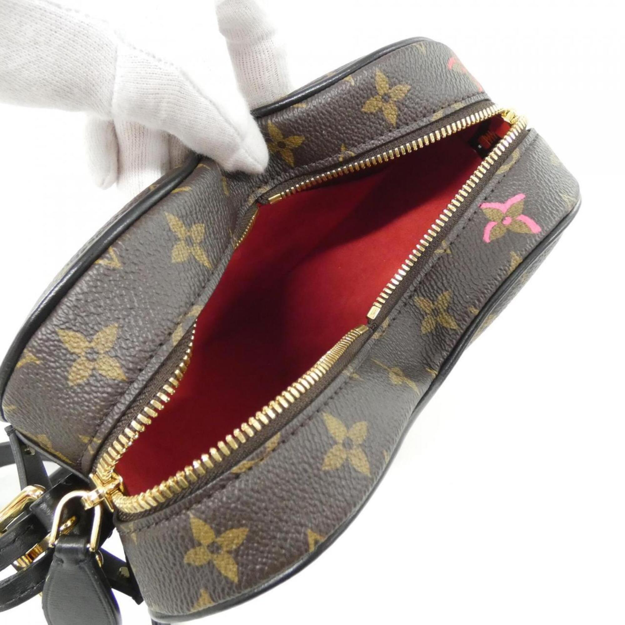 Louis Vuitton Brown Coated Canvas Shoulder Bag (Pre-Owned)