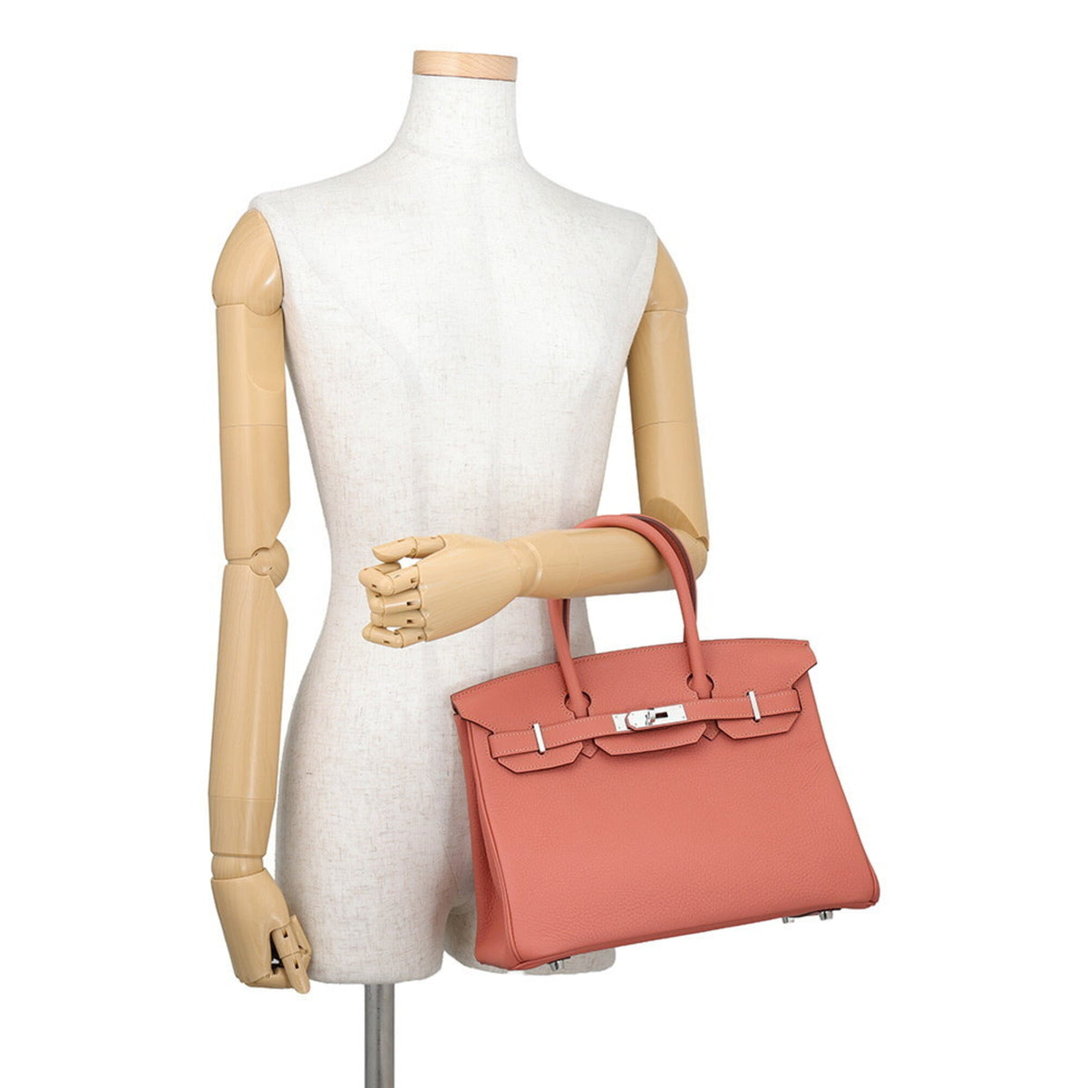 Hermes Birkin Rosy Togo Leather Handbag (Pre-Owned)