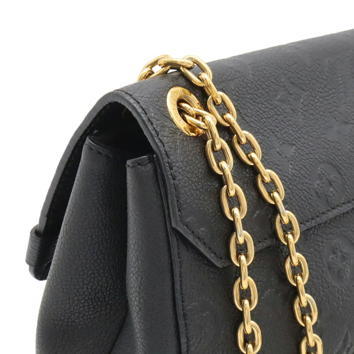 Louis Vuitton Black Noir Monogram Empreinte Shoulder Bag (Pre-Owned)