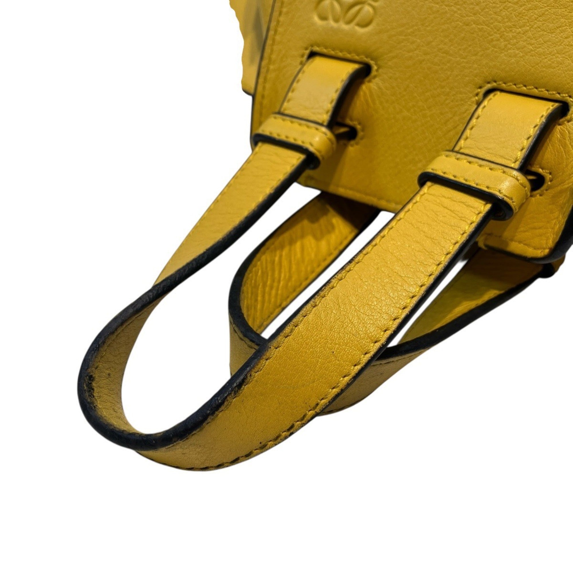 Loewe Yellow Leather Handbag (Pre-Owned)