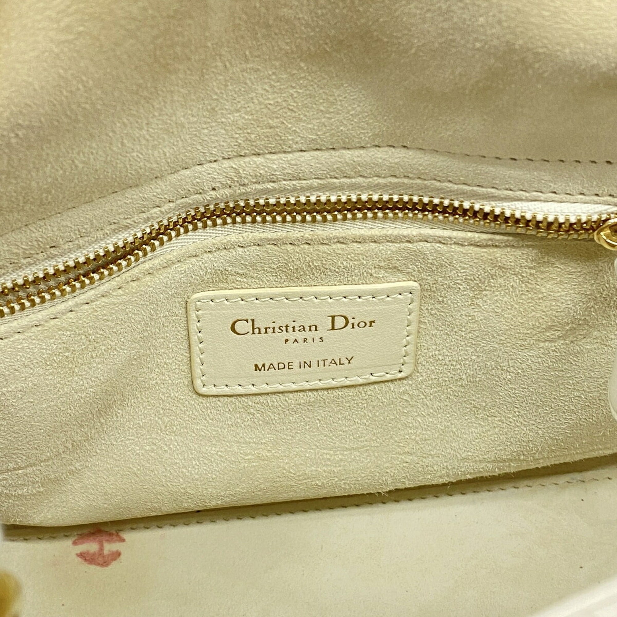 Christian Dior White Leather Handbag (Pre-Owned)