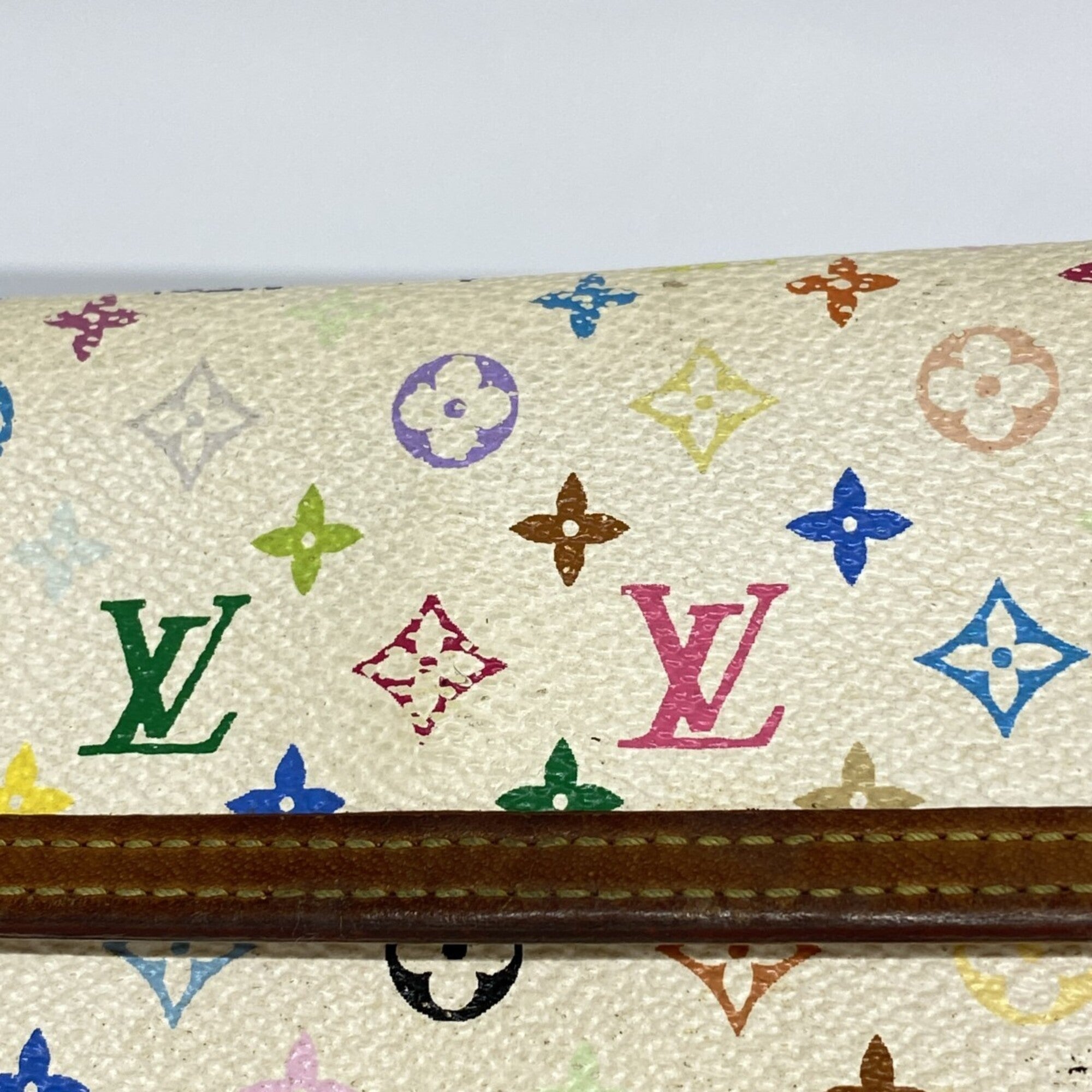 Louis Vuitton Blanc Long Wallet (Tri-Fold) (Pre-Owned)