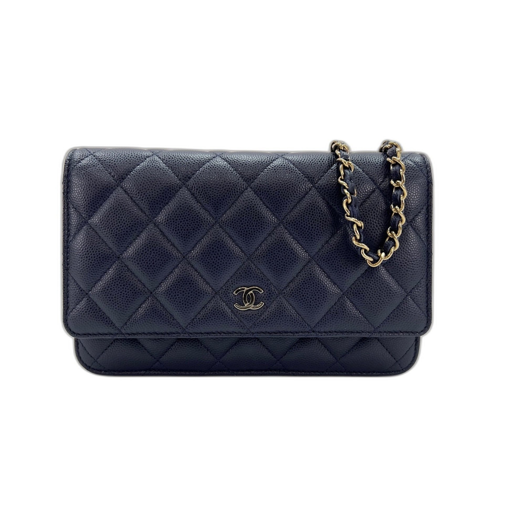 Chanel Navy Shoulder Bag (Pre-Owned)