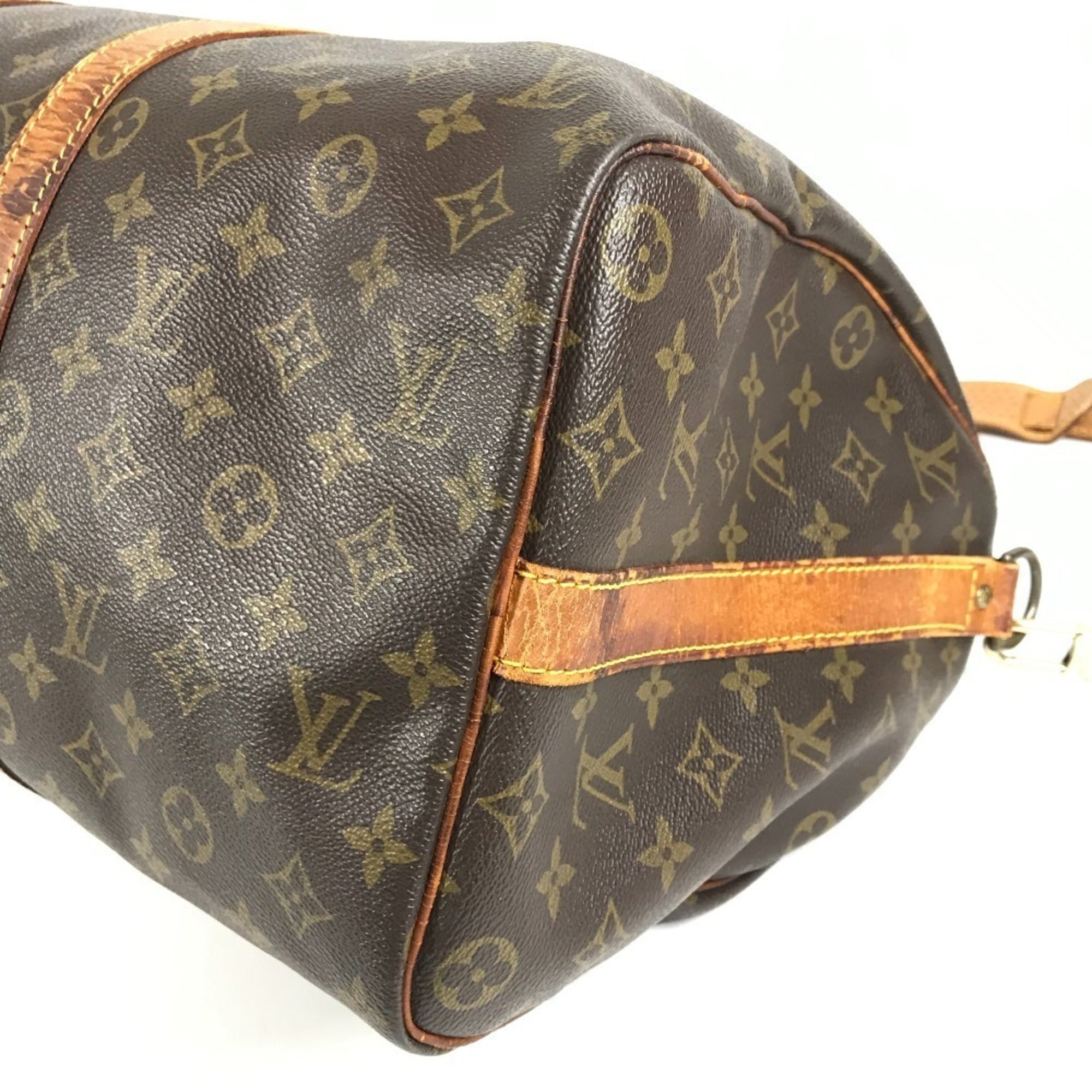 Louis Vuitton Brown Monogram Monogram Canvas Boston Bag (Pre-Owned)