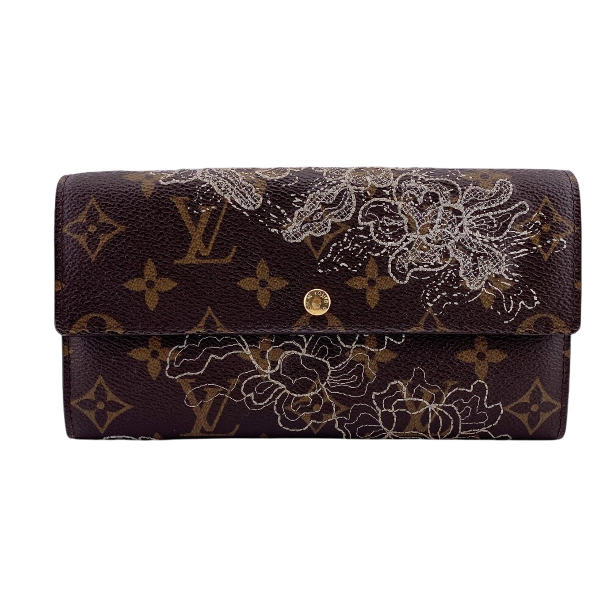 Louis Vuitton Brown Galle Monogram Monogram Long Wallet (Bi-Fold) (Pre-Owned)