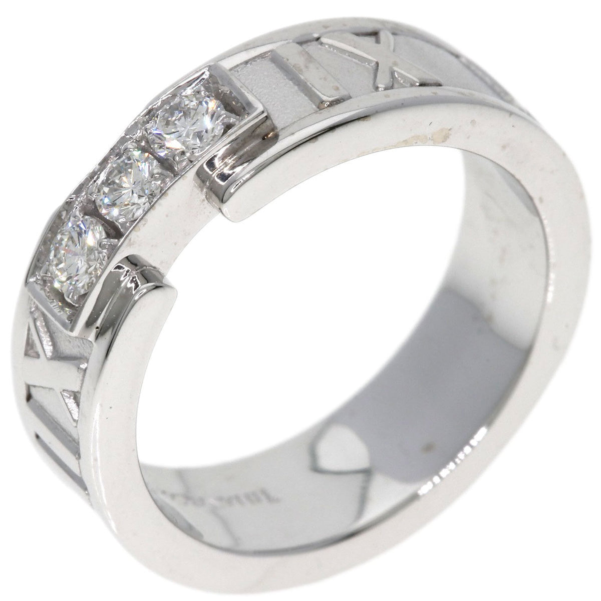 Tiffany White Gold (18K) Band Ring (Pre-Owned)