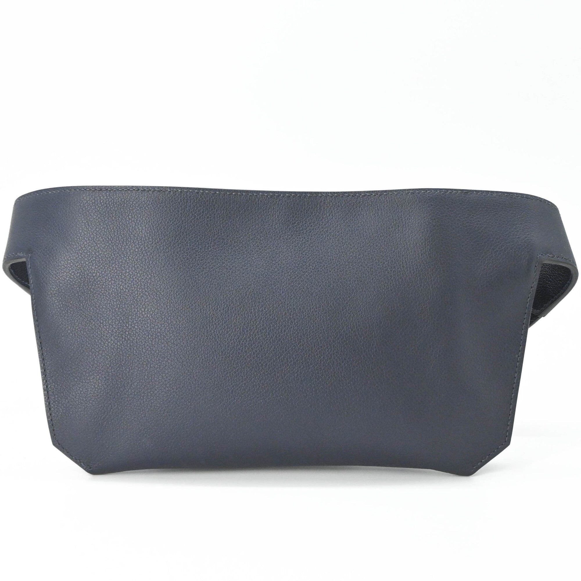Hermes Navy Evercalf Leather Sling Bag (Pre-Owned)