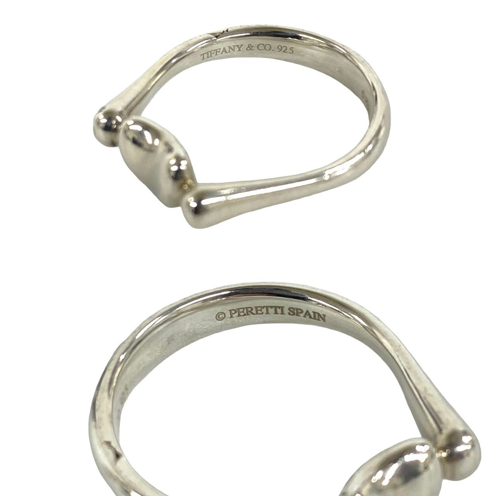 Tiffany Silver Silver 925 Band Ring (Pre-Owned)