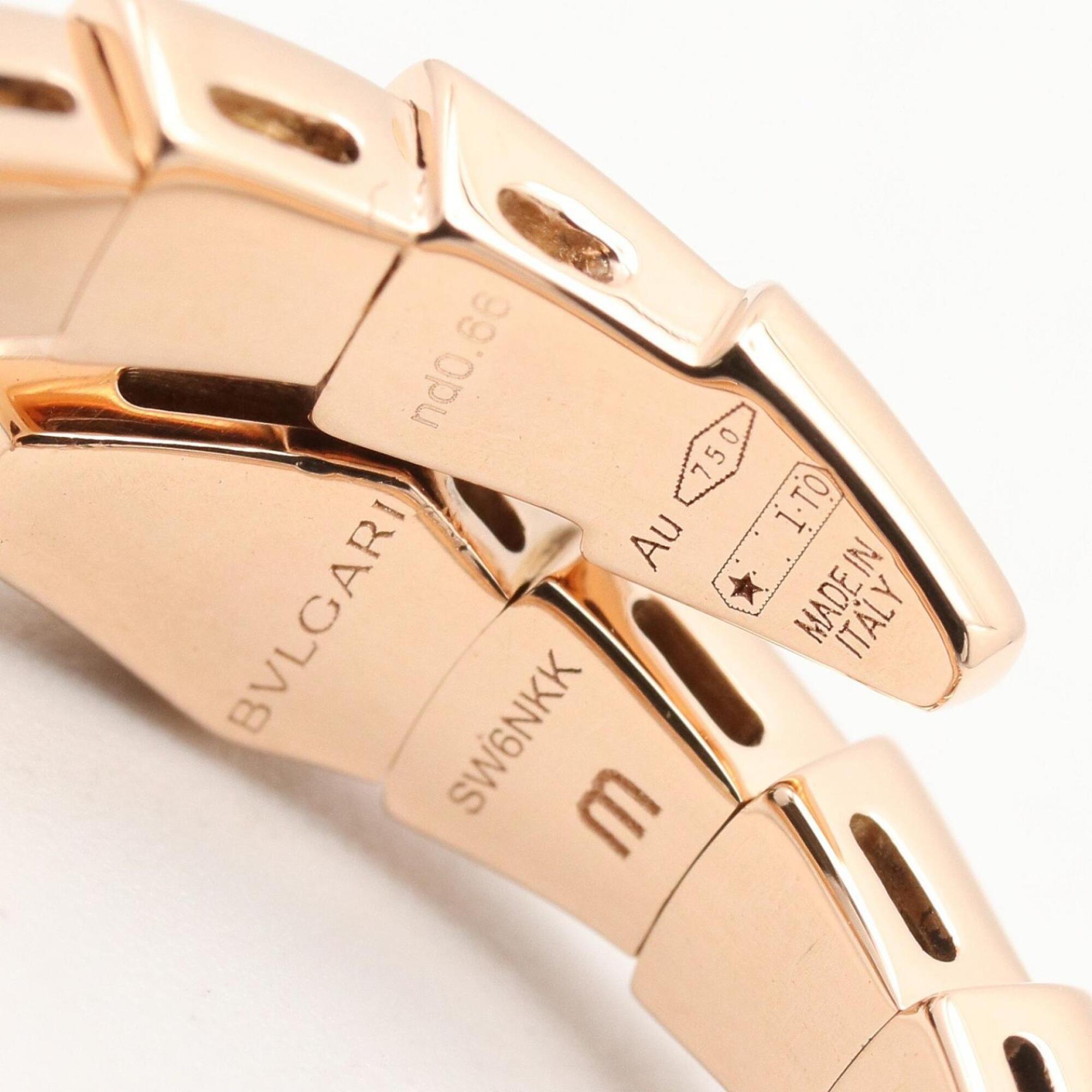 Bvlgari Gold Clear Band Ring (Pre-Owned)