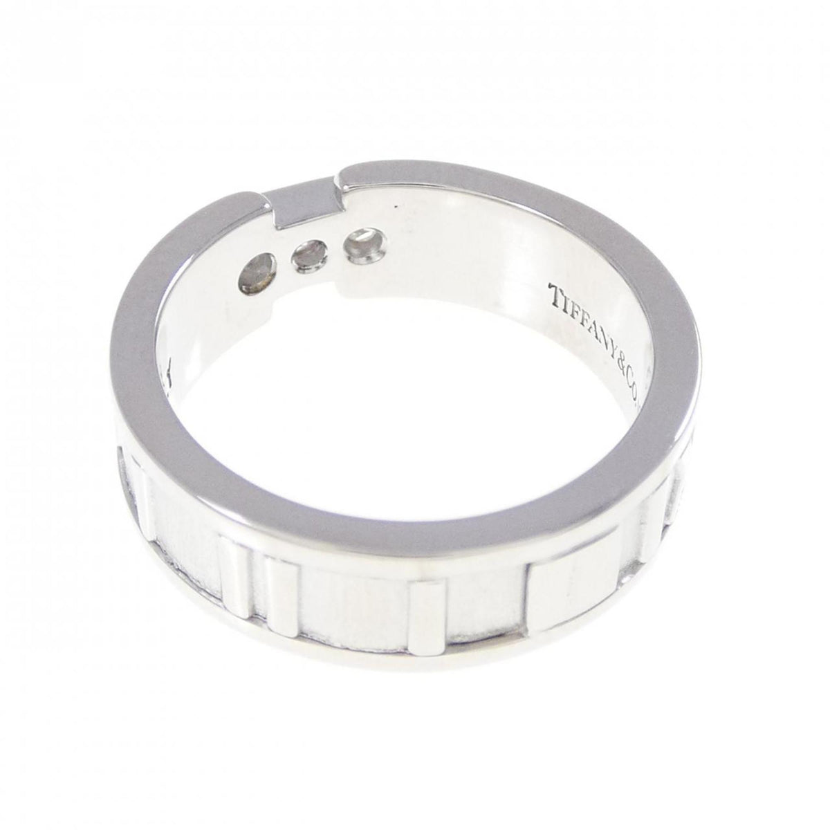 Tiffany White Gold (18K) Band Ring (Pre-Owned)