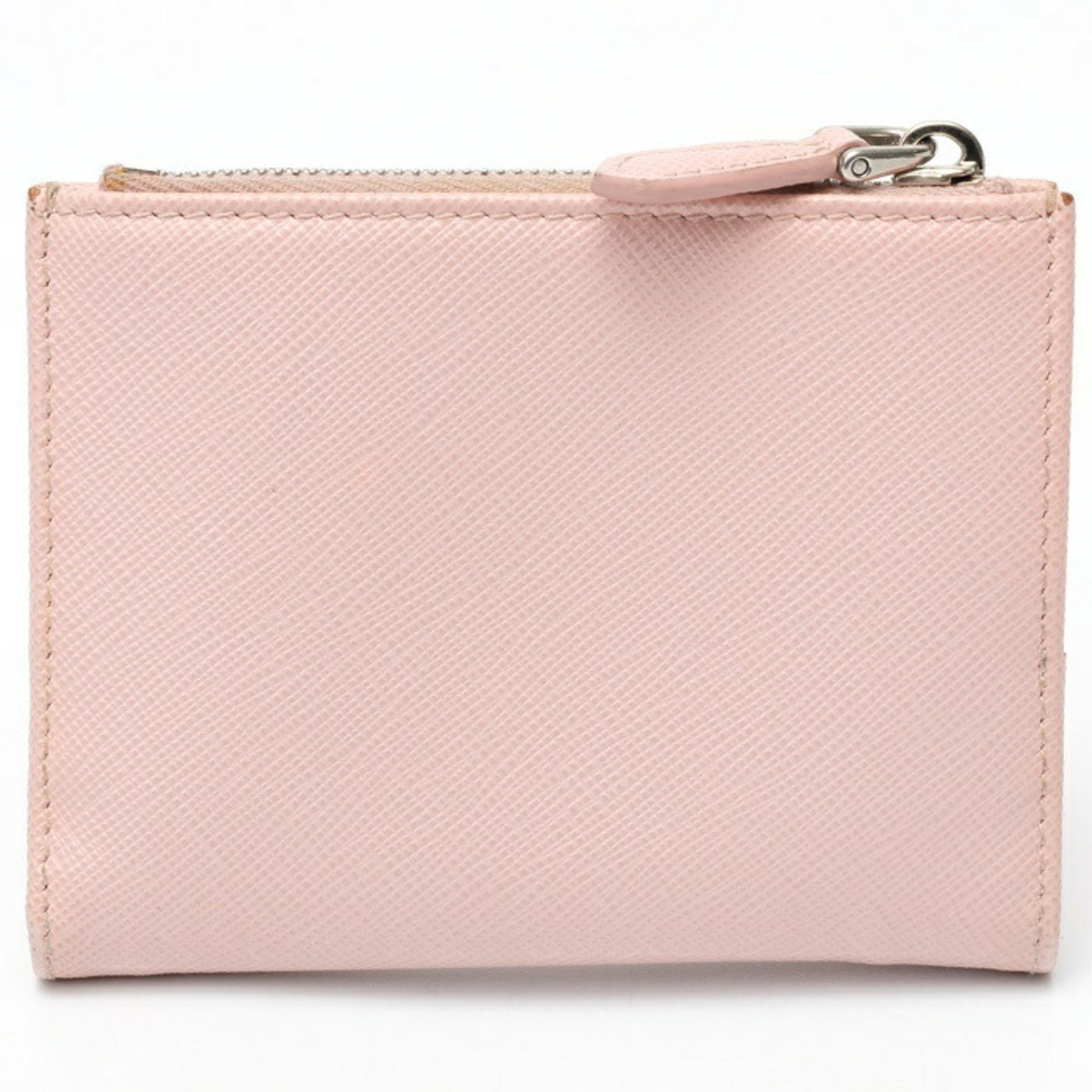 Prada Pink Leather Wallet (Bi-Fold) (Pre-Owned)