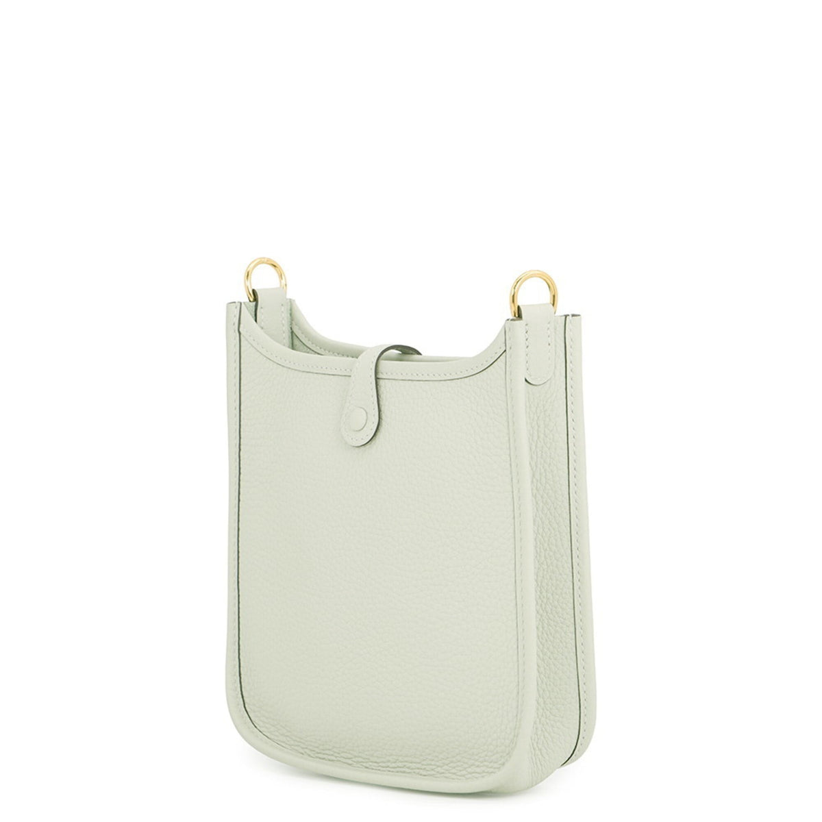Hermes Evelyne Gold Taurillon Clemence Leather Handbag Shoulder Bag (Pre-Owned)