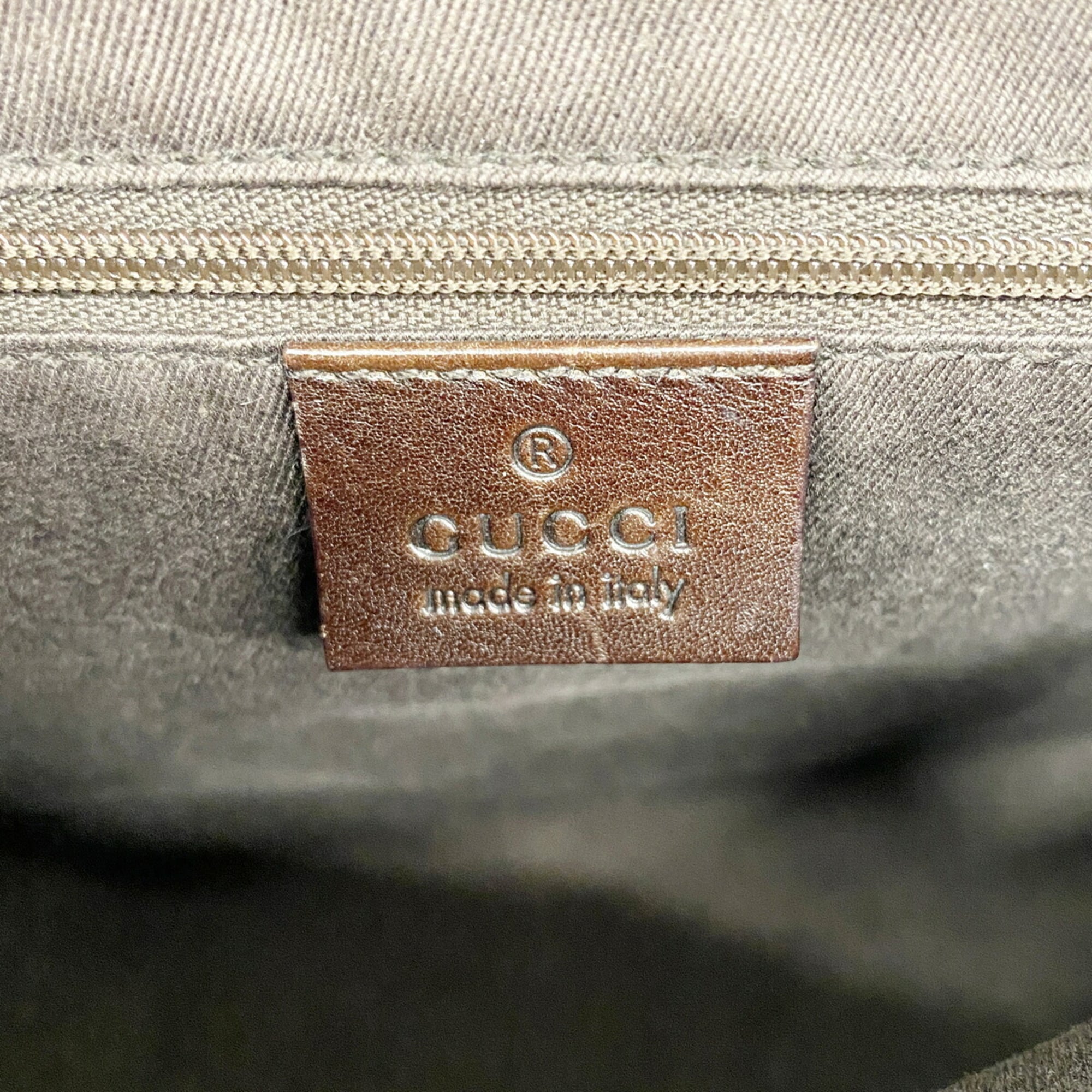 Gucci Brown Denim Handbag (Pre-Owned)