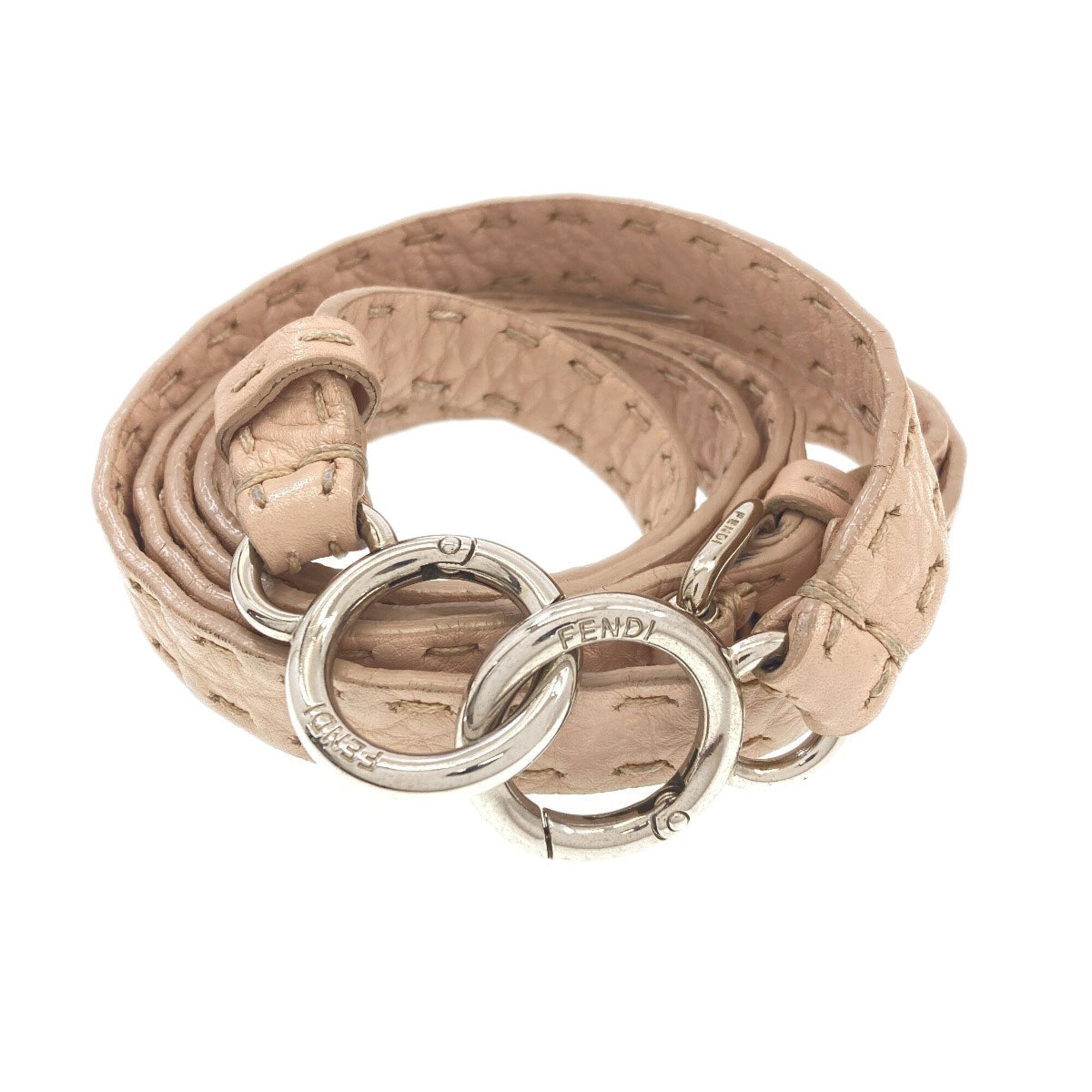 Fendi Beige Leather Handbag (Pre-Owned)