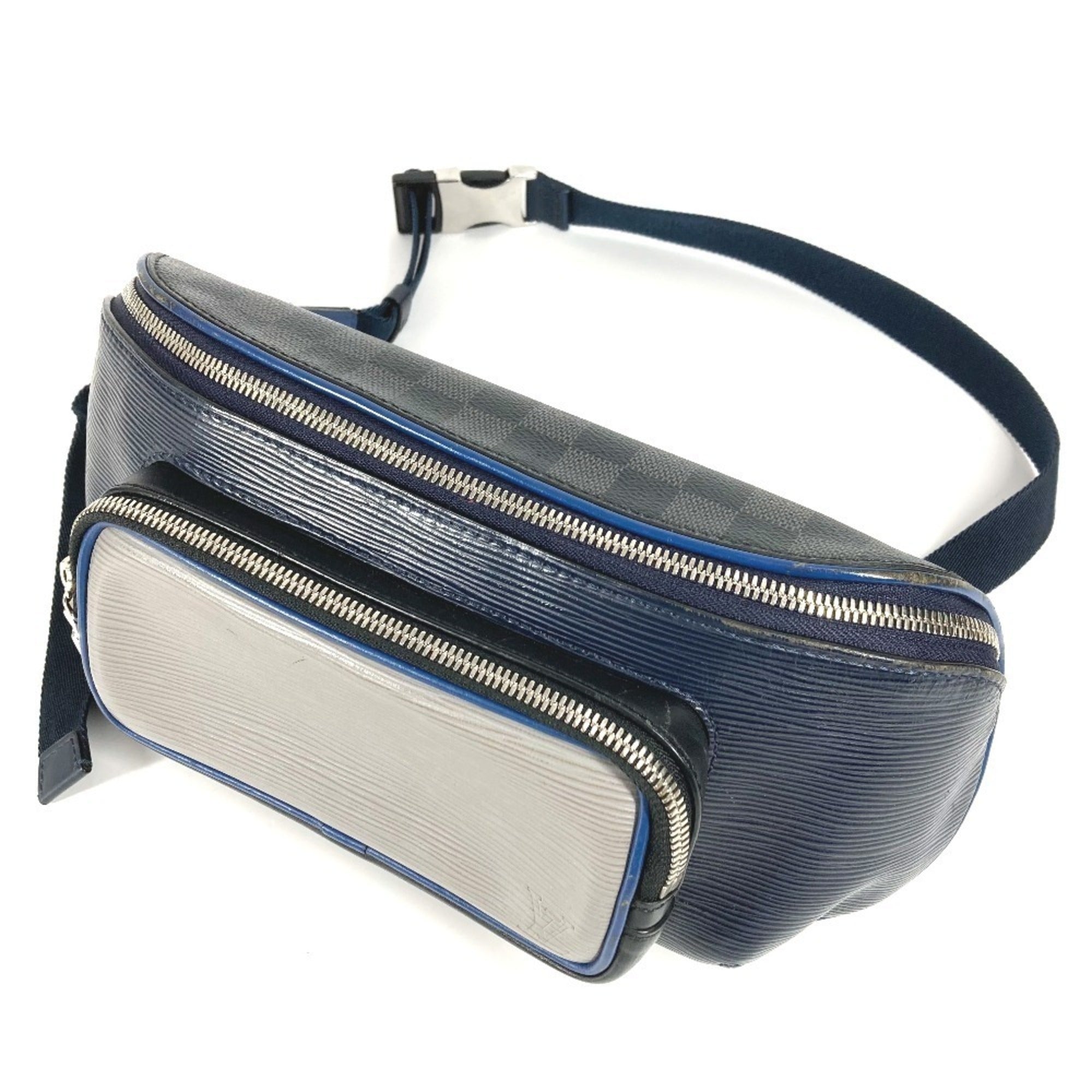 Louis Vuitton Gray Navy Damier Graphite Fanny Pack (Pre-Owned)