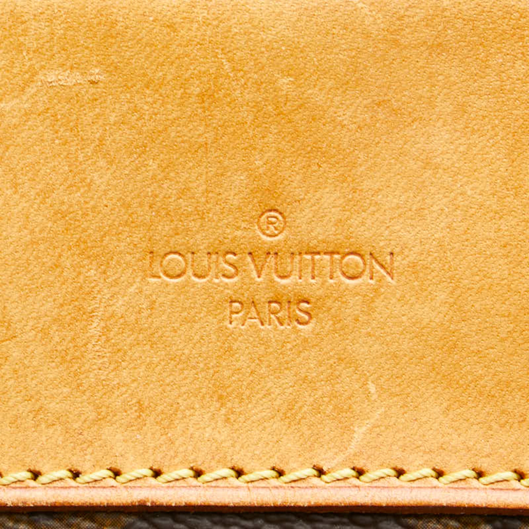 Louis Vuitton Monogram Brown Pvc Leather Handbag (Pre-Owned)