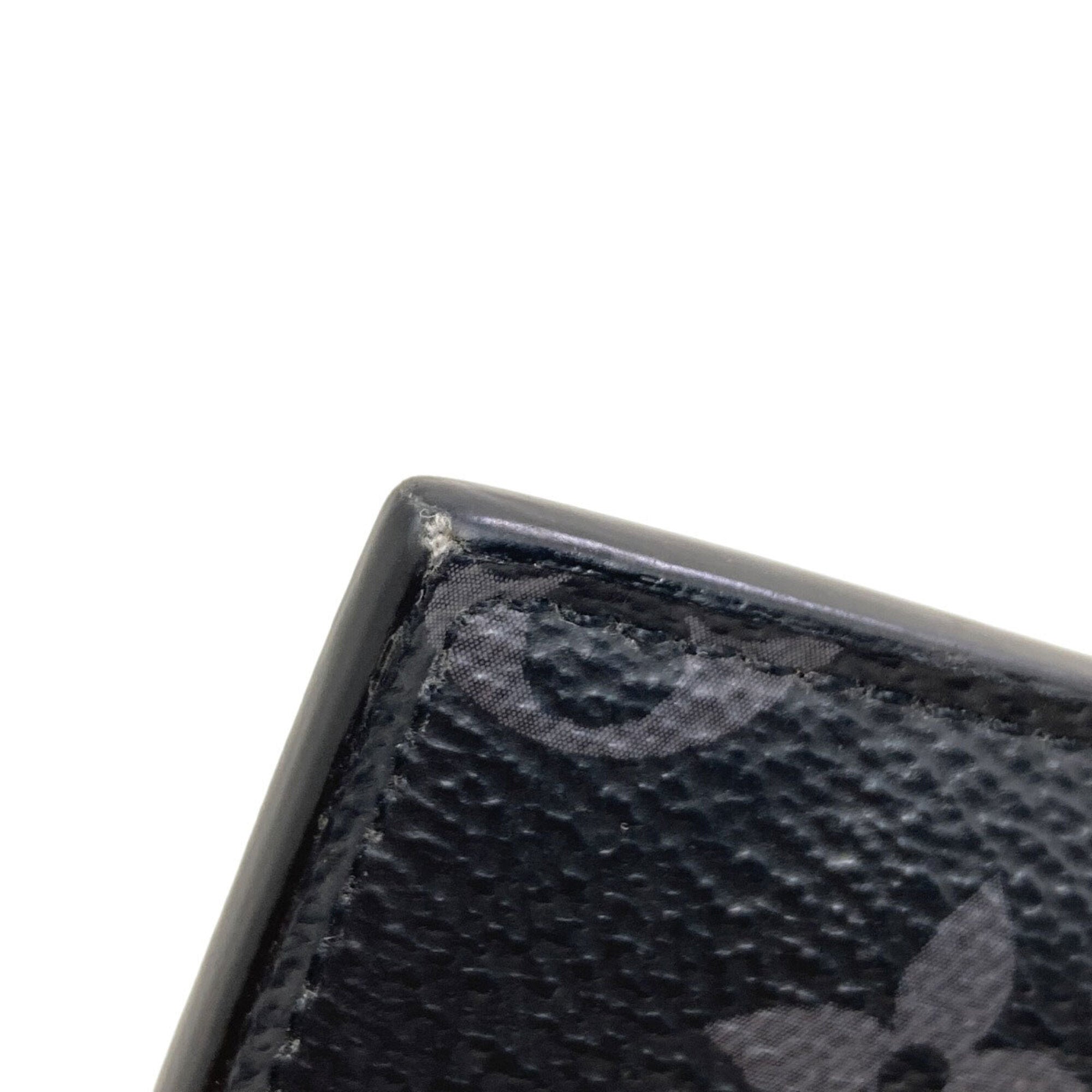 Louis Vuitton Black Monogram Eclipse Coin Purse/Coin Case (Pre-Owned)