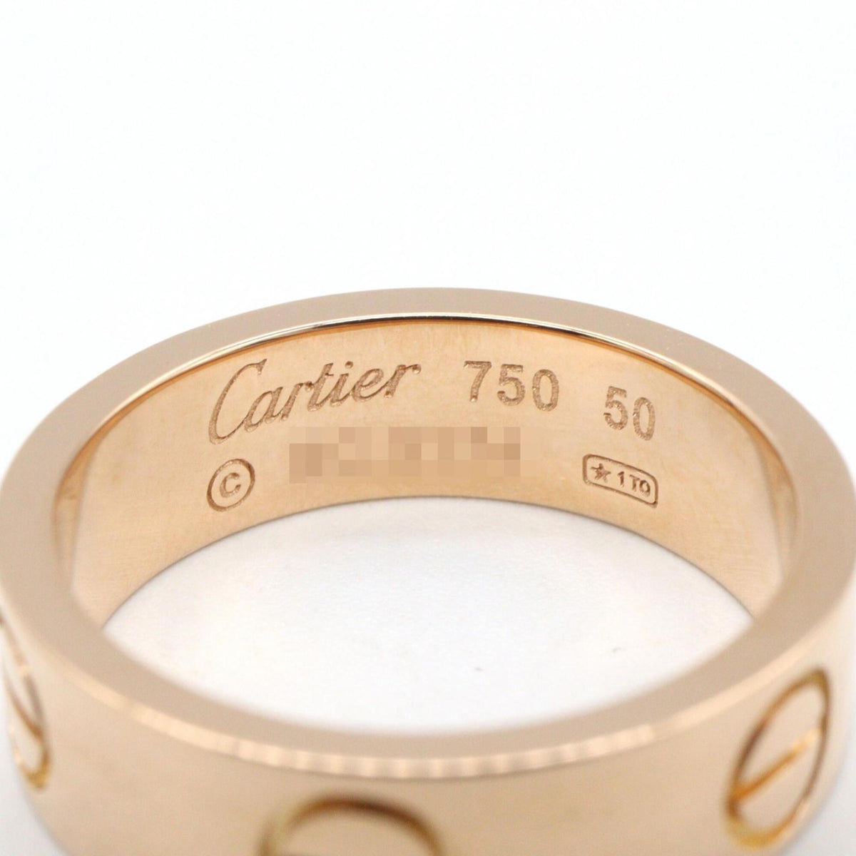 Cartier Pink Gold Pink Gold (18K) Band Ring (Pre-Owned)