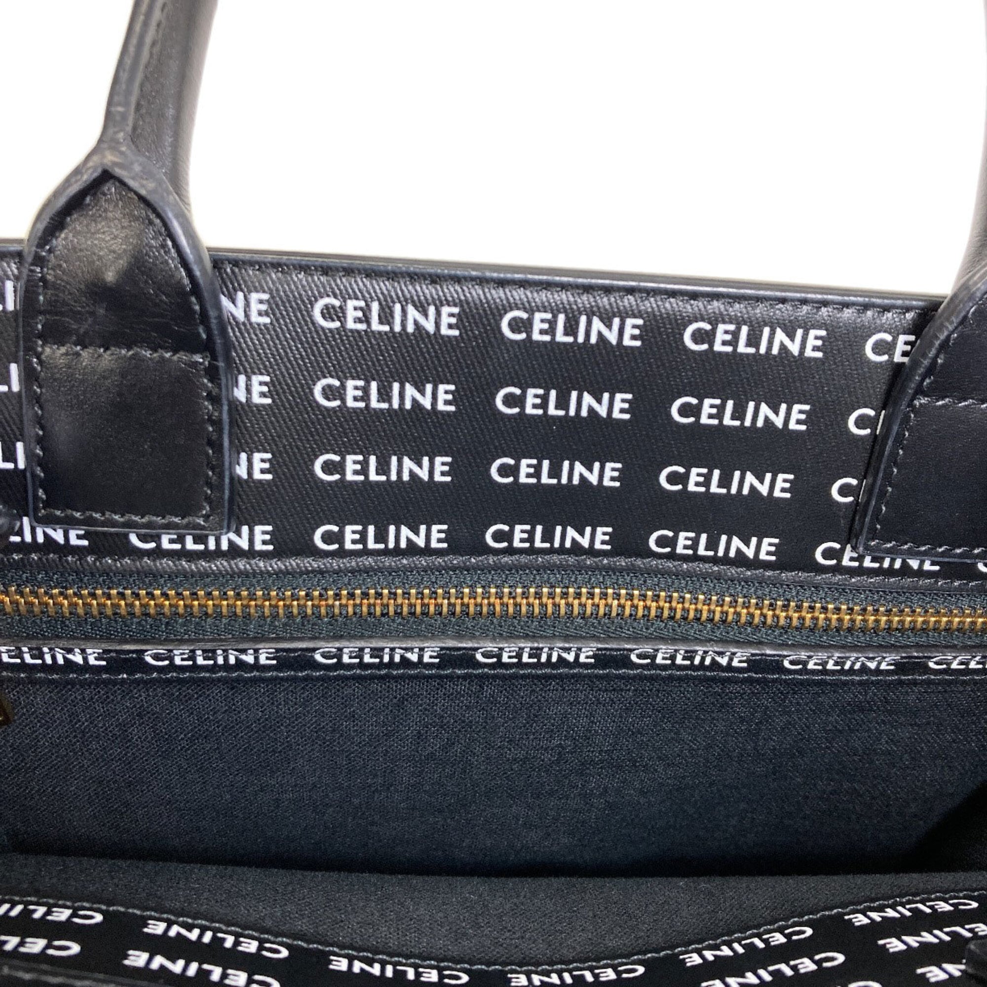 Celine Black Leather Handbag (Pre-Owned)