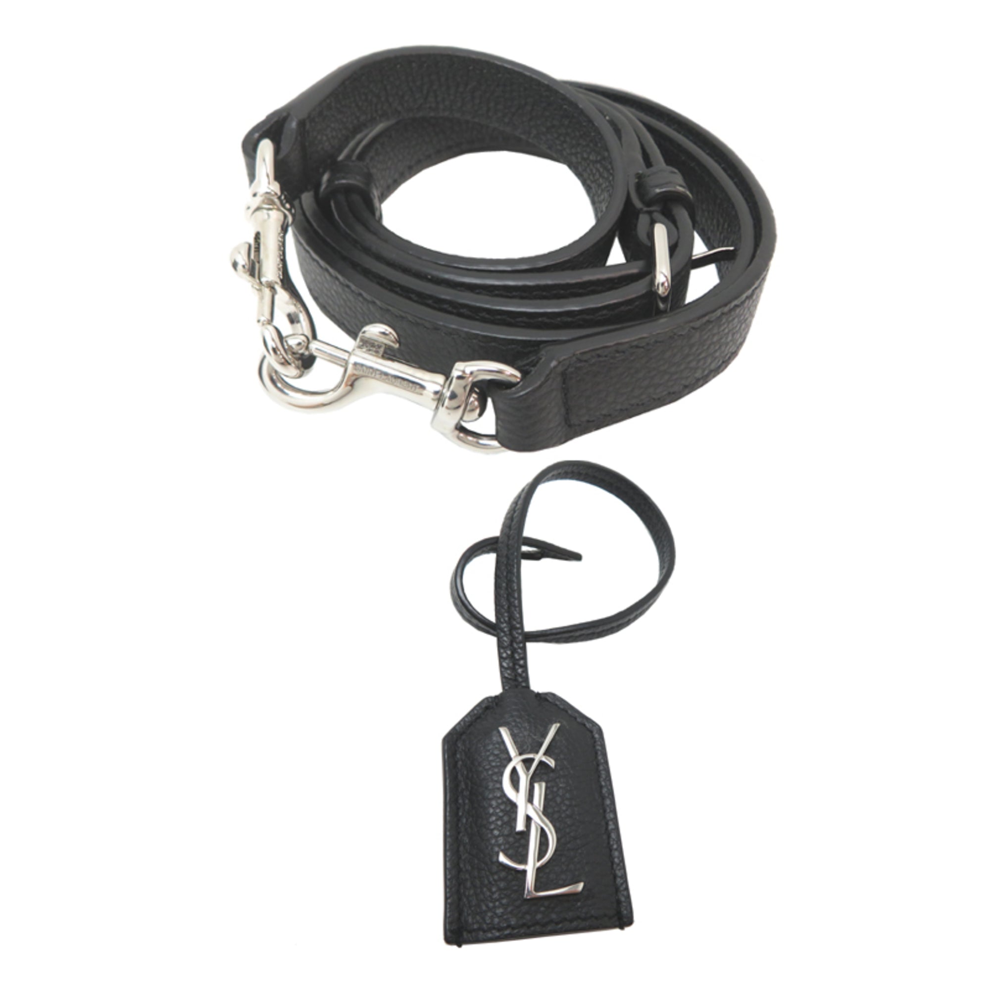 Saint Laurent Black Leather Handbag (Pre-Owned)