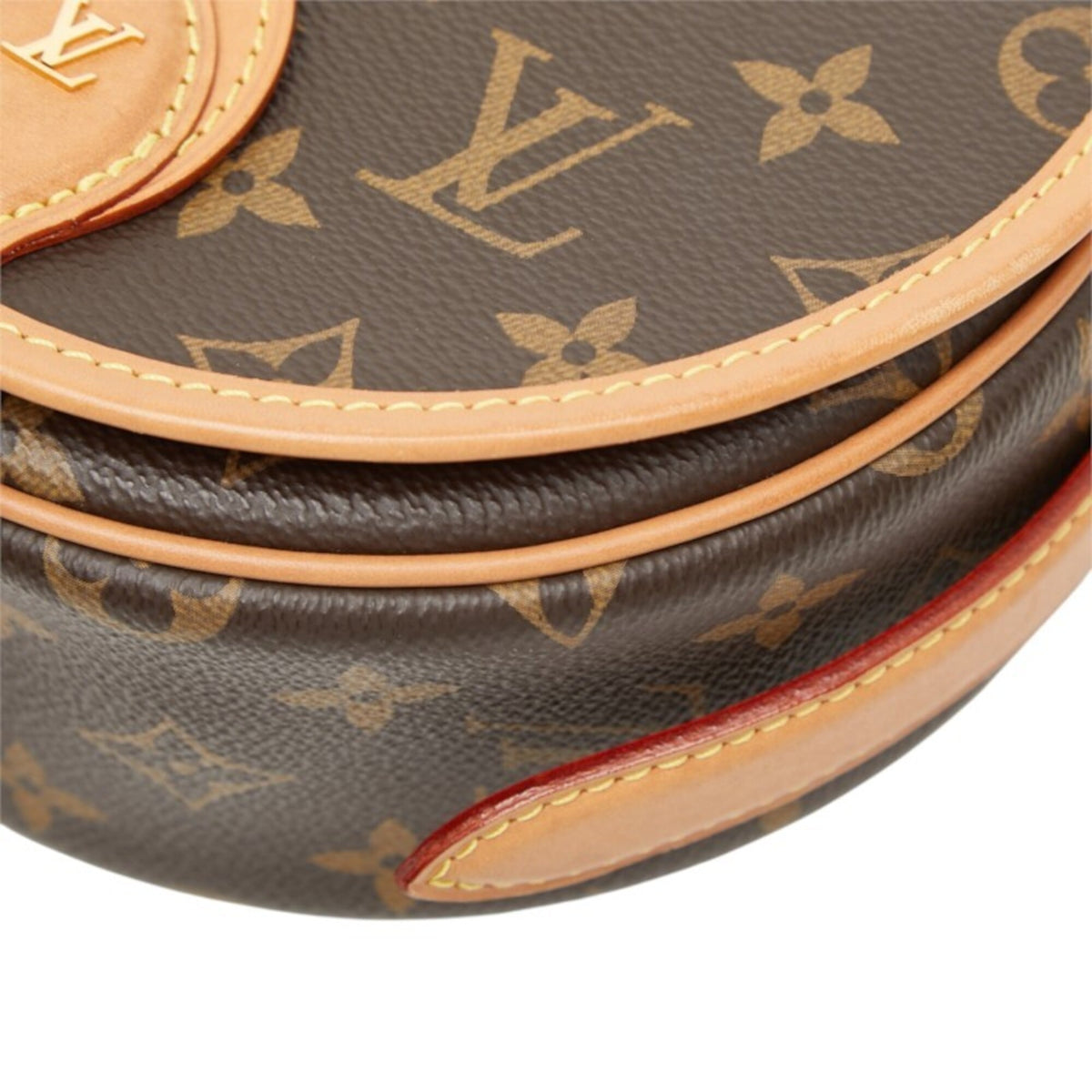 Louis Vuitton Brown Pvc Leather Shoulder Bag (Pre-Owned)