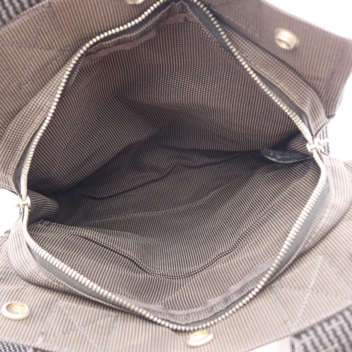 Hermes Gray Nylon Canvas Backpack Handbag (Pre-Owned)